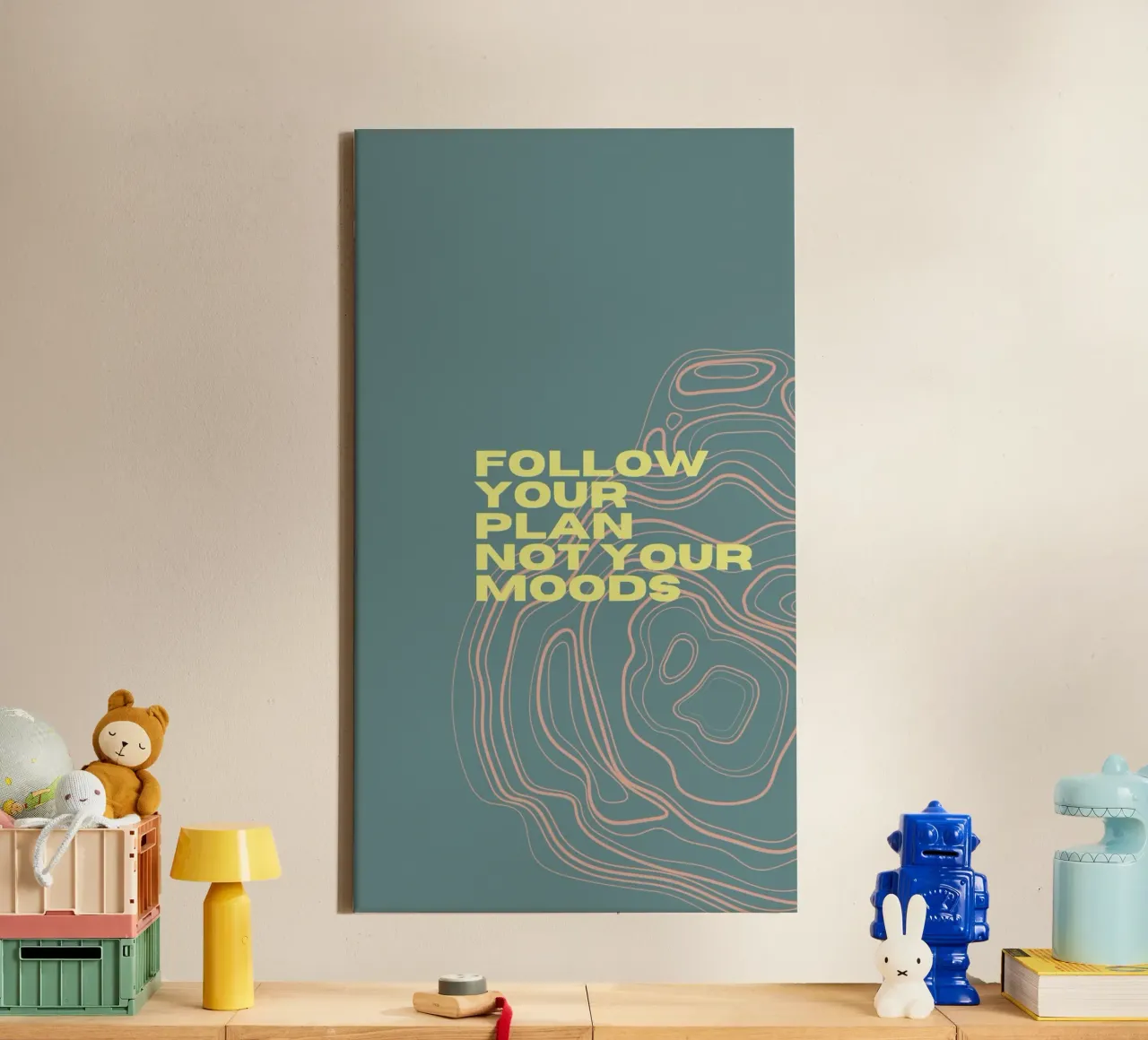 seguite il vostro piano tela con Cornice a cassetta da art quots shop
