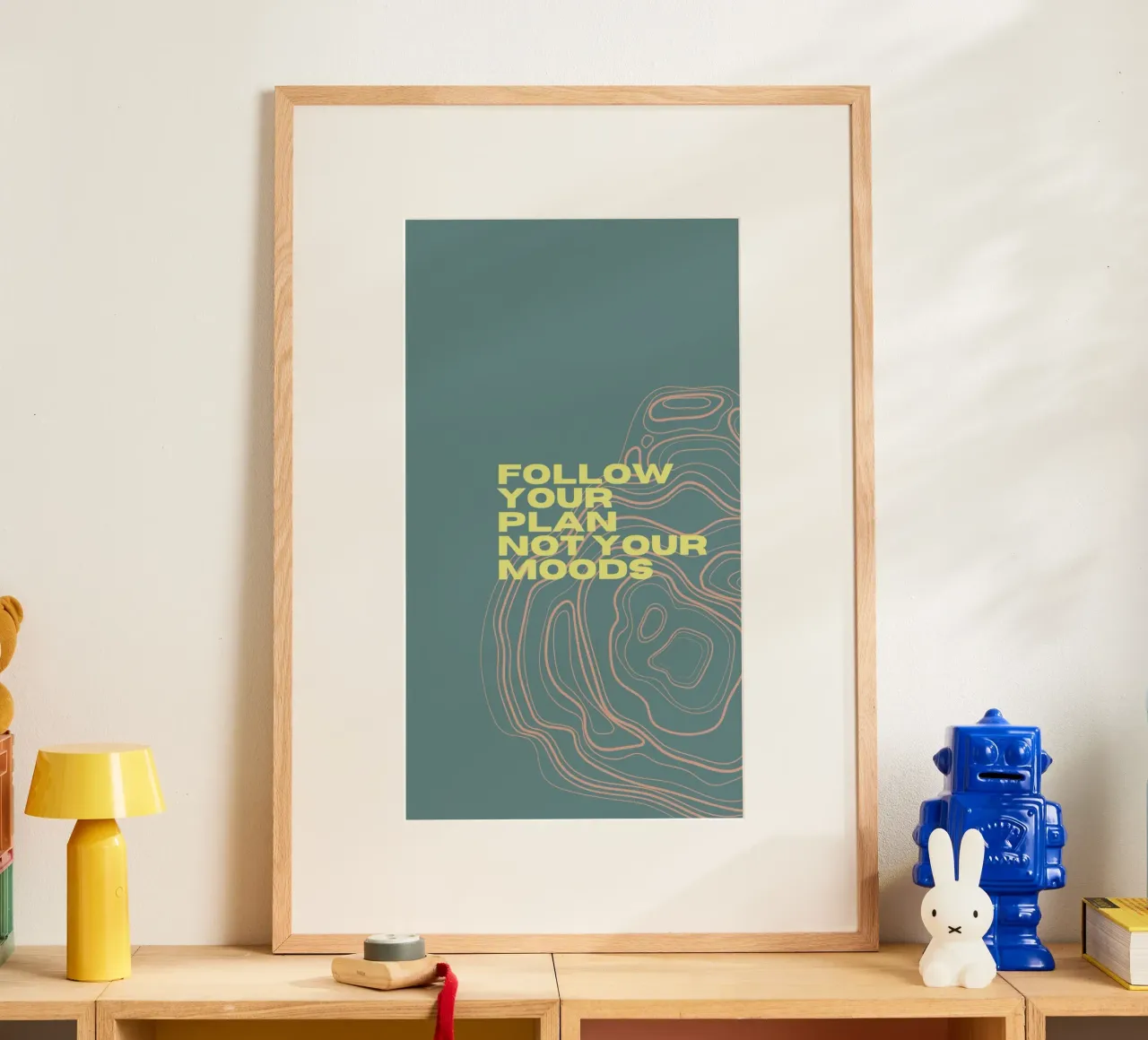 seguite il vostro piano poster da art quots shop