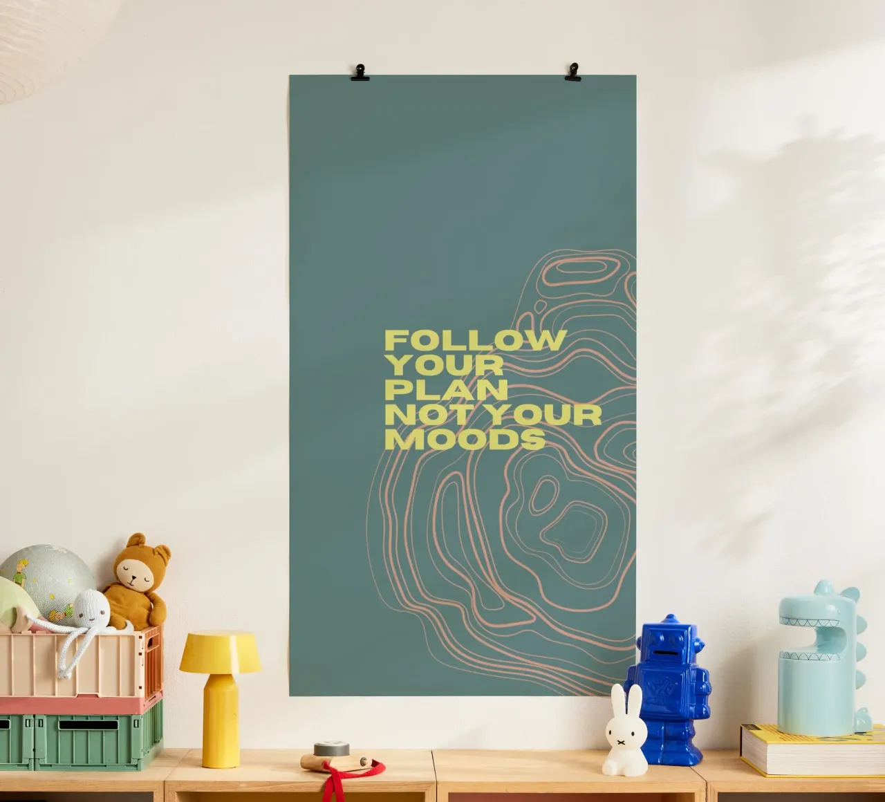 seguite il vostro piano poster da art quots shop