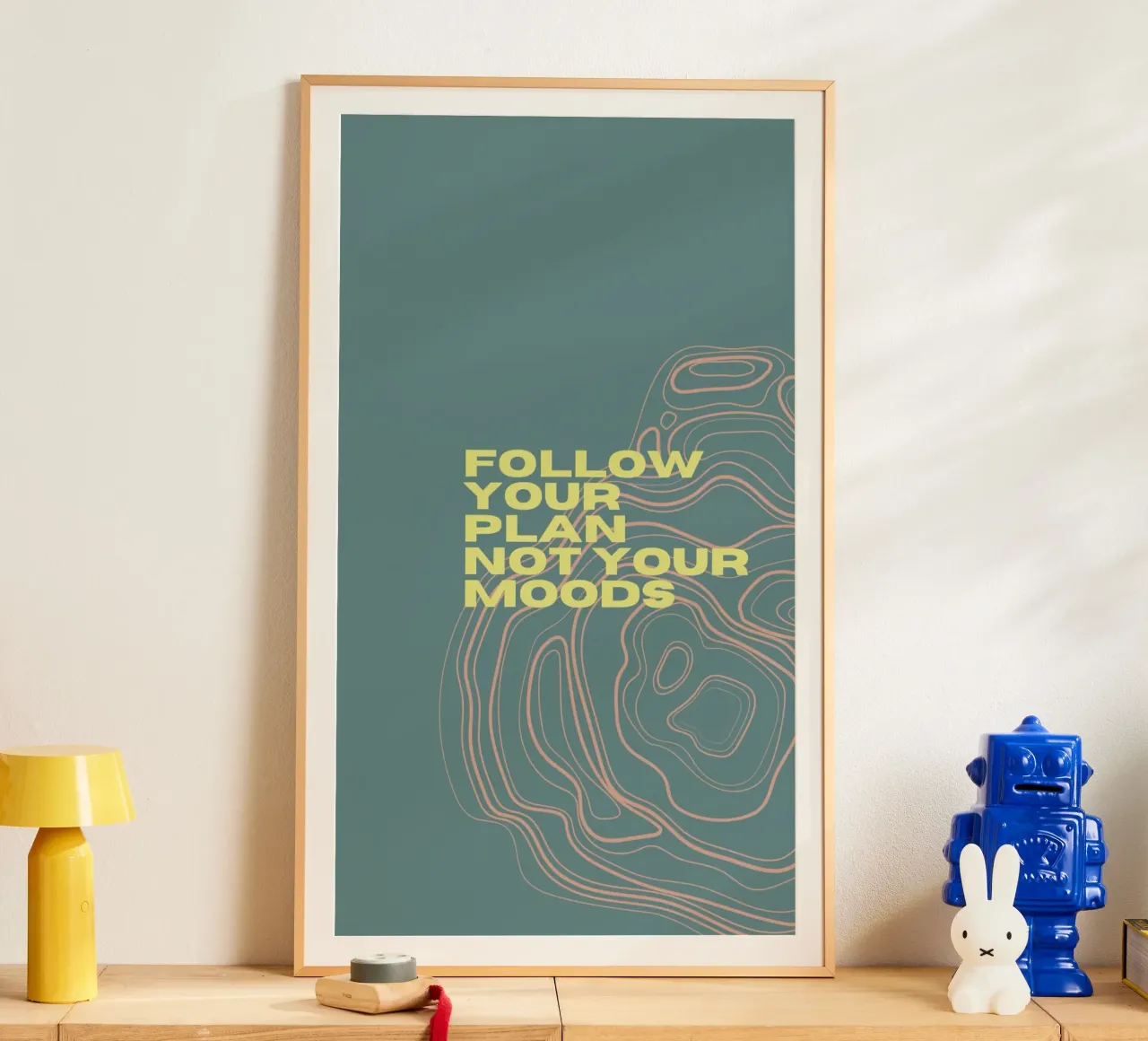 seguite il vostro piano poster da art quots shop