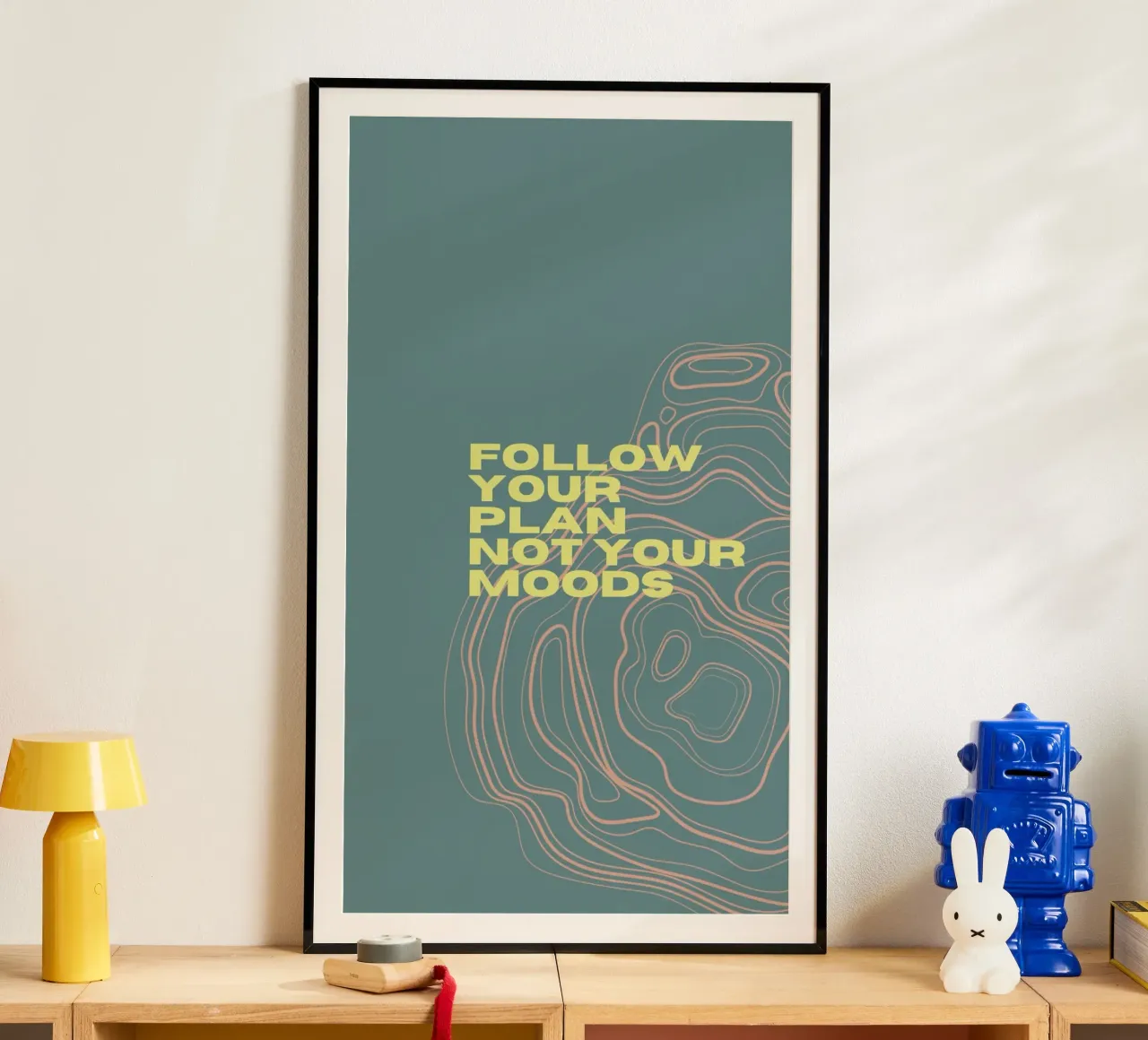 seguite il vostro piano poster da art quots shop