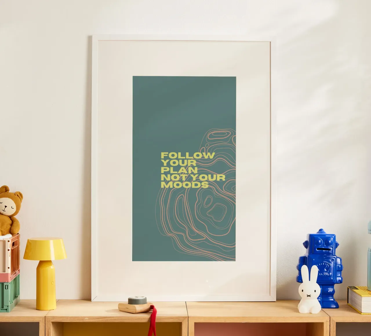 seguite il vostro piano poster da art quots shop