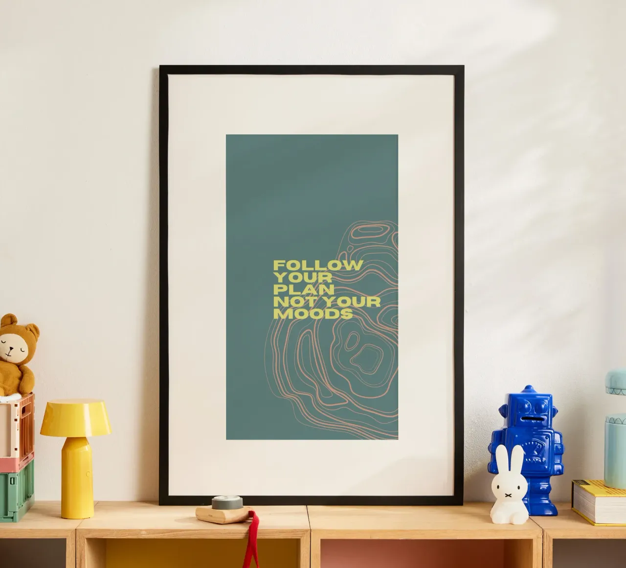 seguite il vostro piano poster da art quots shop