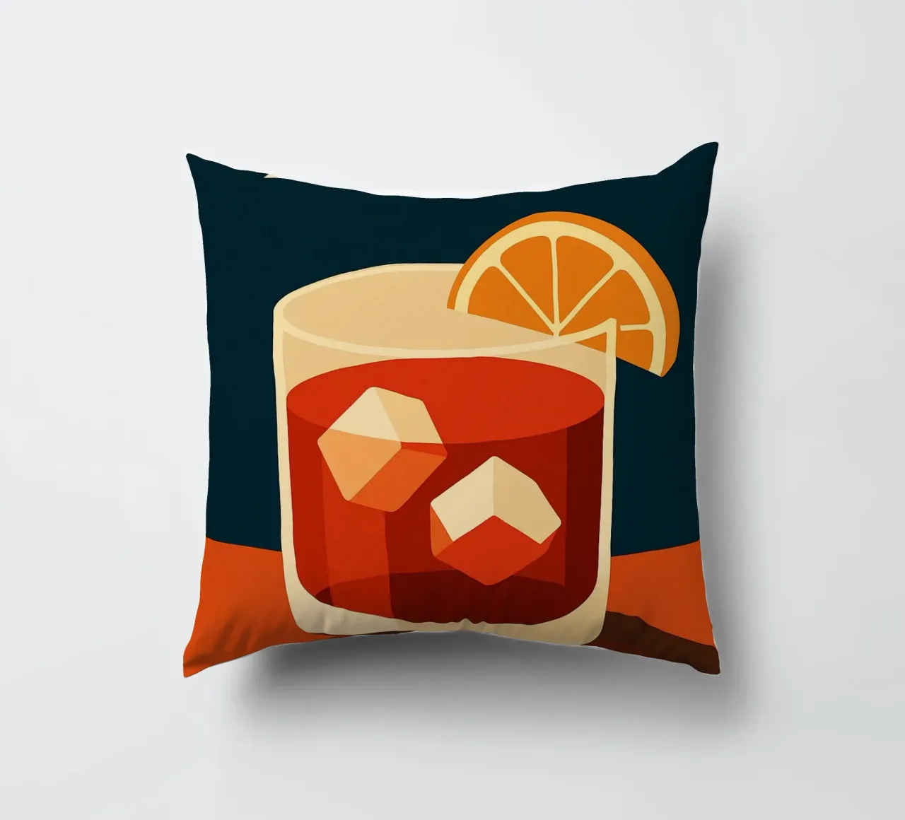 Negroni - Una versione di design dell'icona italiana cuscino da Boissons - Affiches & posters - Retro
