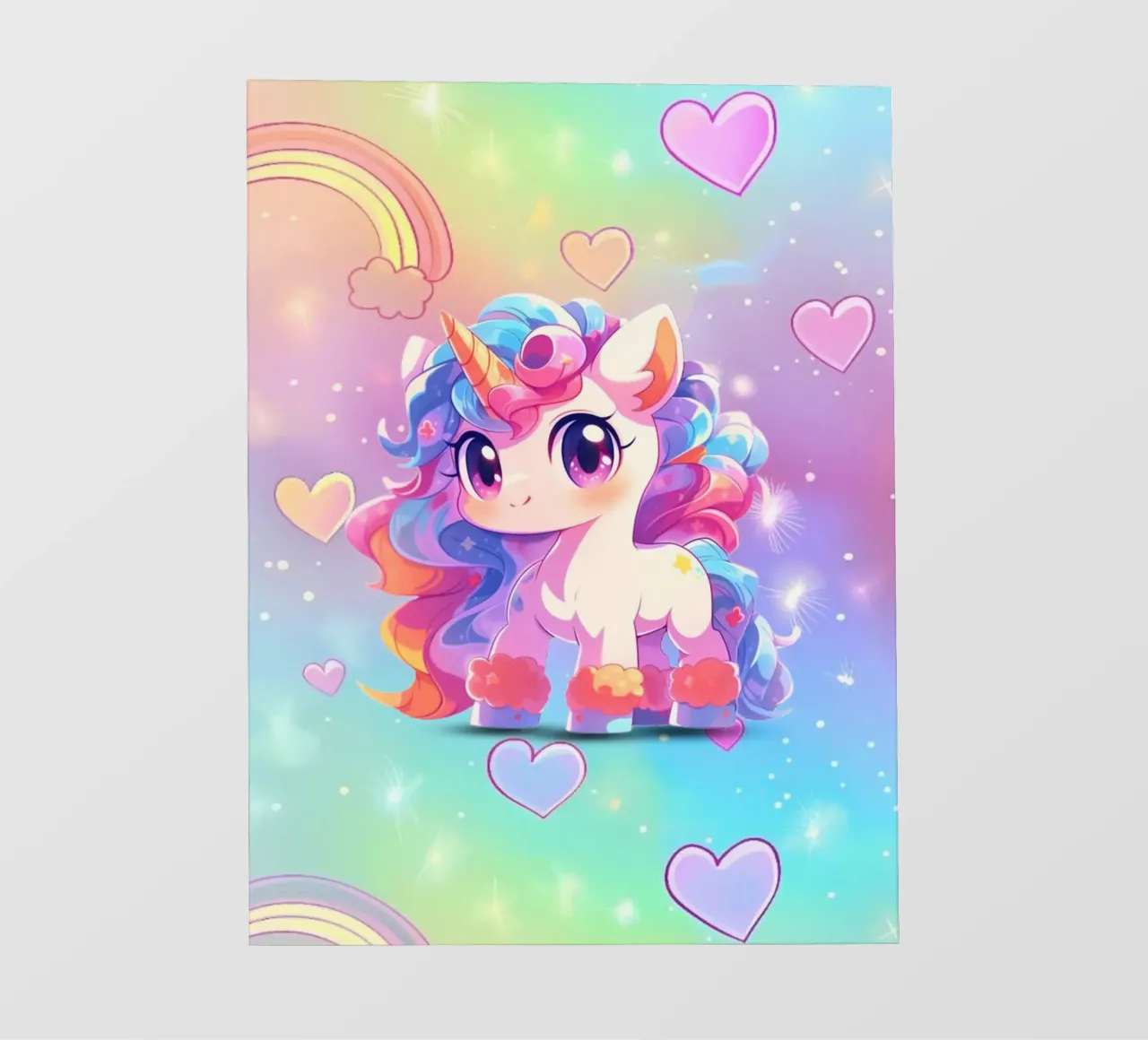 Unicorn Cute pvc cover by Cute Art