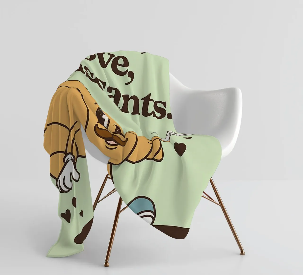Croissant Pace e Amore coperta in pile da oneroad