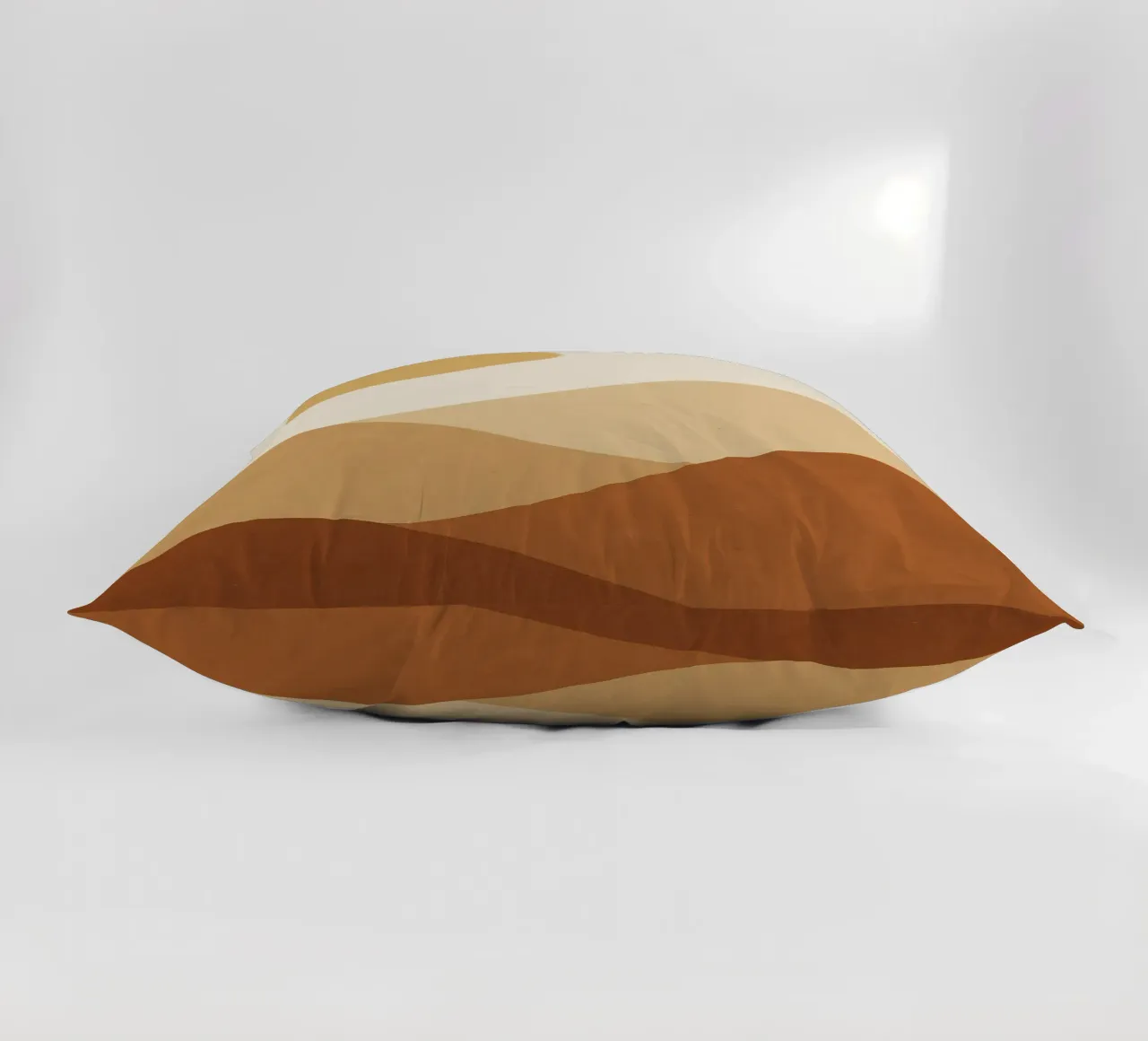 Minimal Desert - Serenità dorata per la vostra parete cuscino da Affiches Soleil & Déco Lumineuse – Sunny