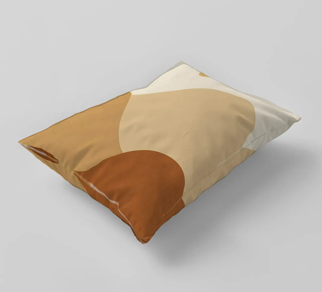 Minimal Desert - Serenità dorata per la vostra parete cuscino da Affiches Soleil & Déco Lumineuse – Sunny