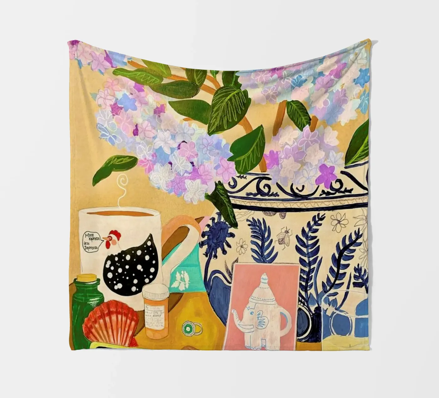 Random Stuff coperta in pile da Paloma Kua