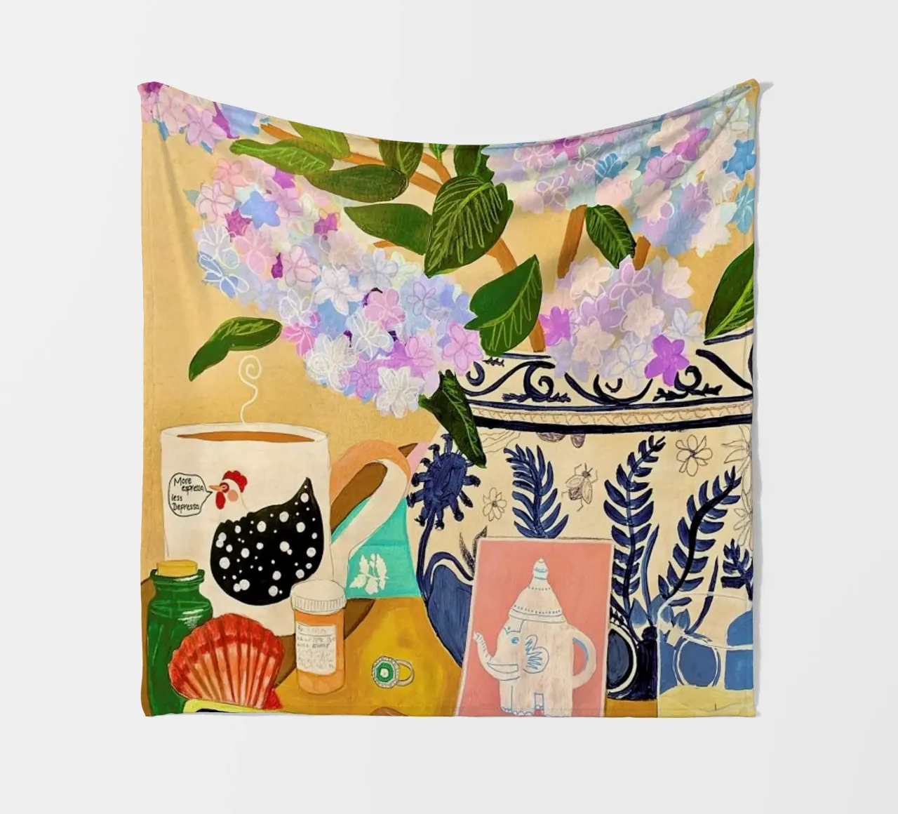 Random Stuff Fleecedecke von Paloma Kua