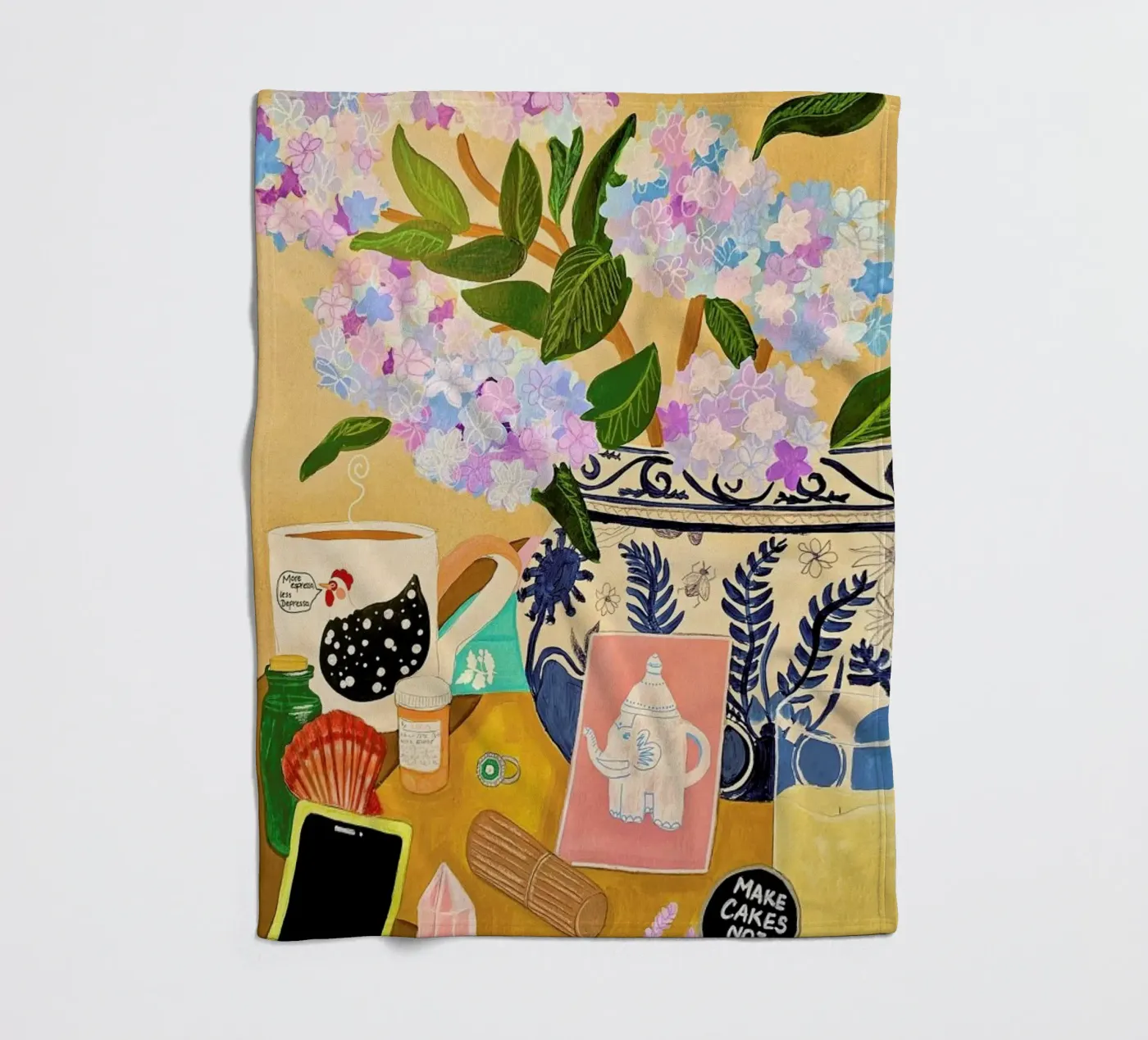 Random Stuff coperta in pile da Paloma Kua