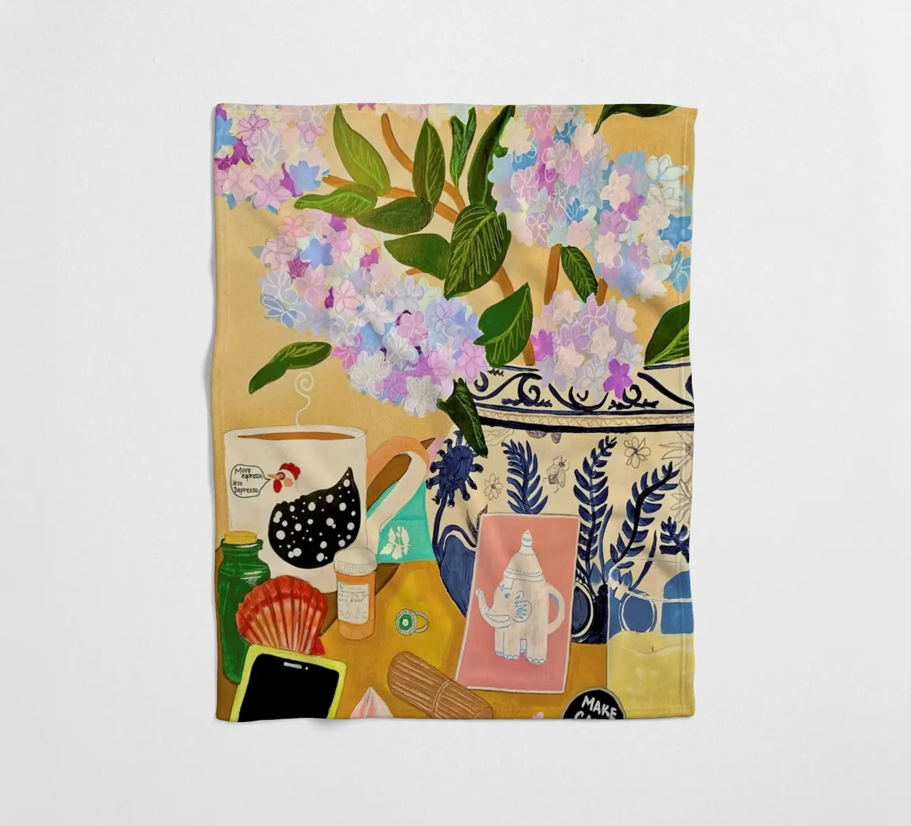 Random Stuff Fleecedecke von Paloma Kua