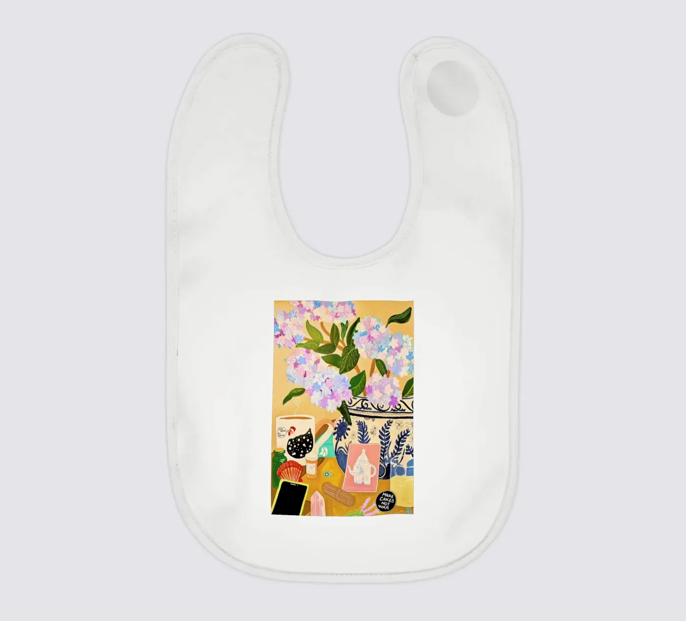 Random Stuff baby bib by Paloma Kua
