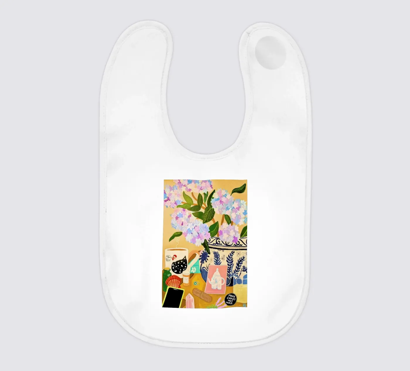 Random Stuff baby bib by Paloma Kua