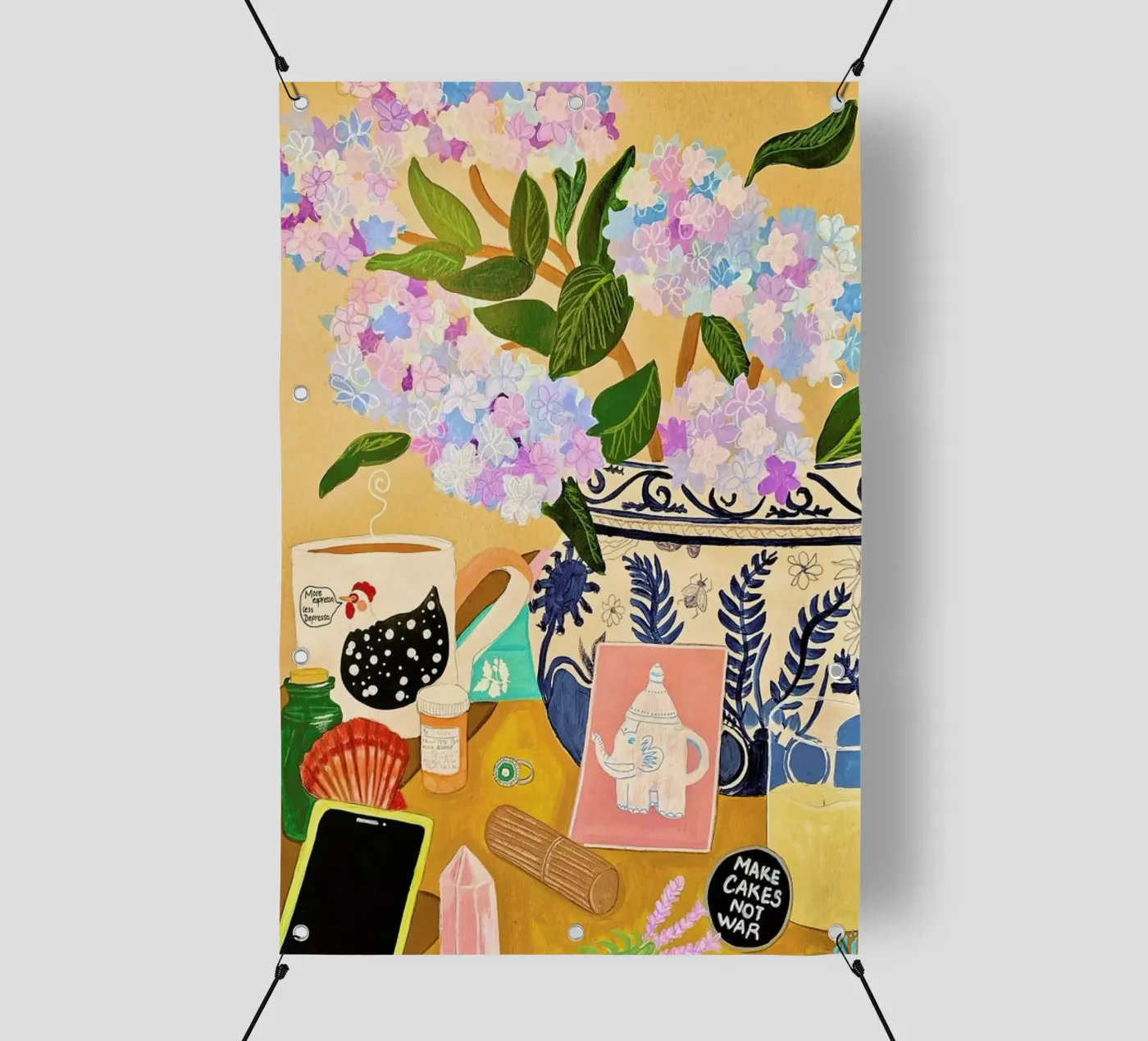 Random Stuff telo in pvc da Paloma Kua