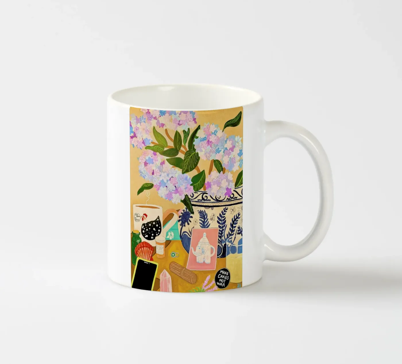 Random Stuff ceramic mug by Paloma Kua