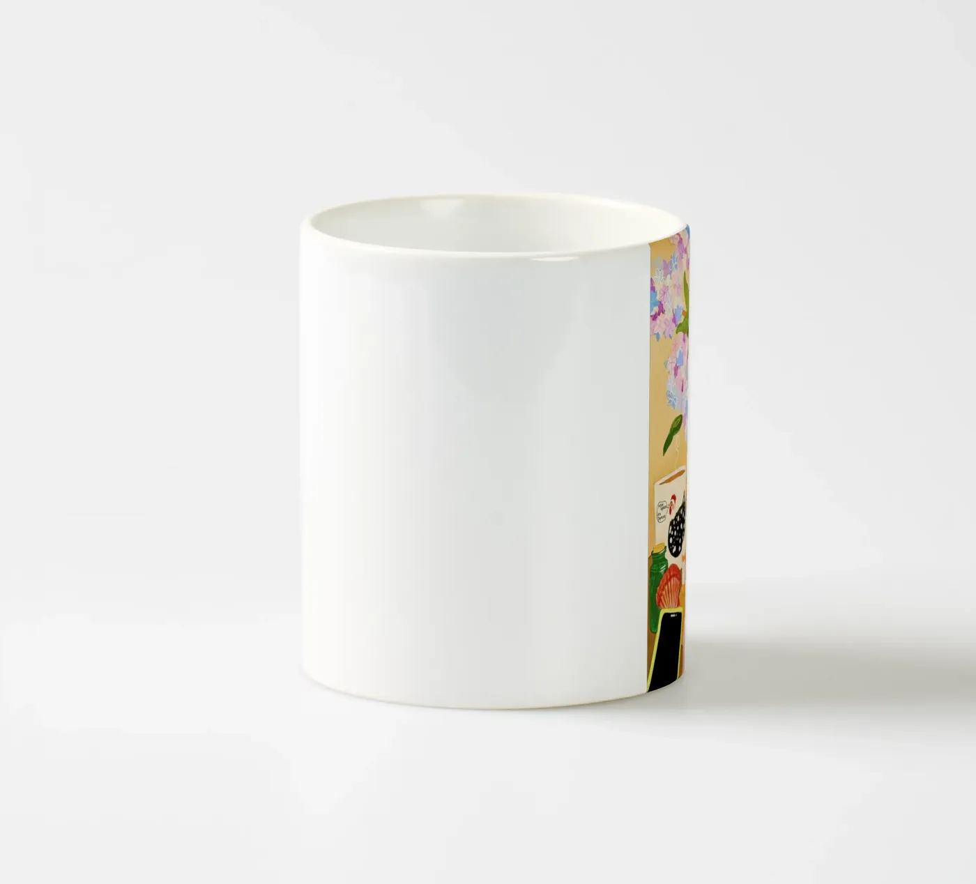 Random Stuff ceramic mug by Paloma Kua