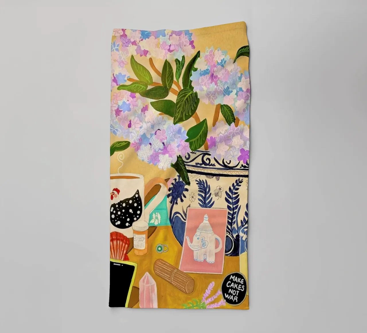 Random Stuff towel by Paloma Kua