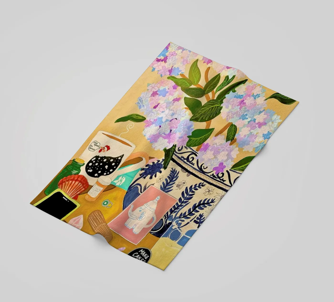 Random Stuff beach towel by Paloma Kua