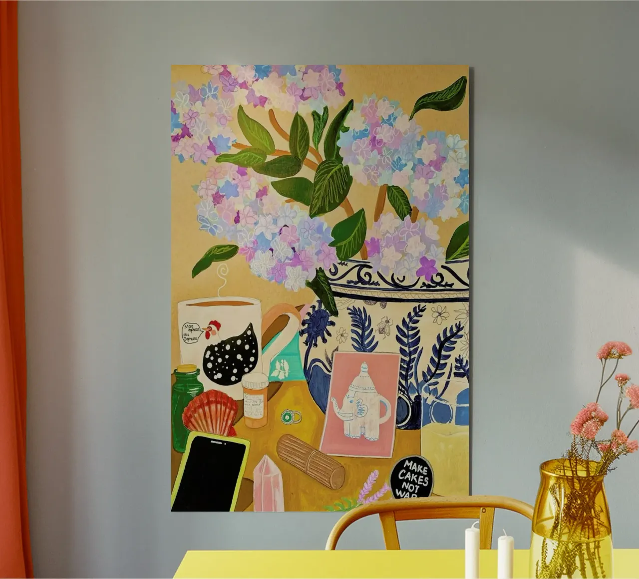 Random Stuff alluminio dibond da Paloma Kua