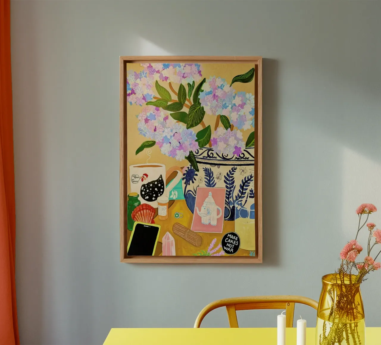 Random Stuff canvas van Paloma Kua