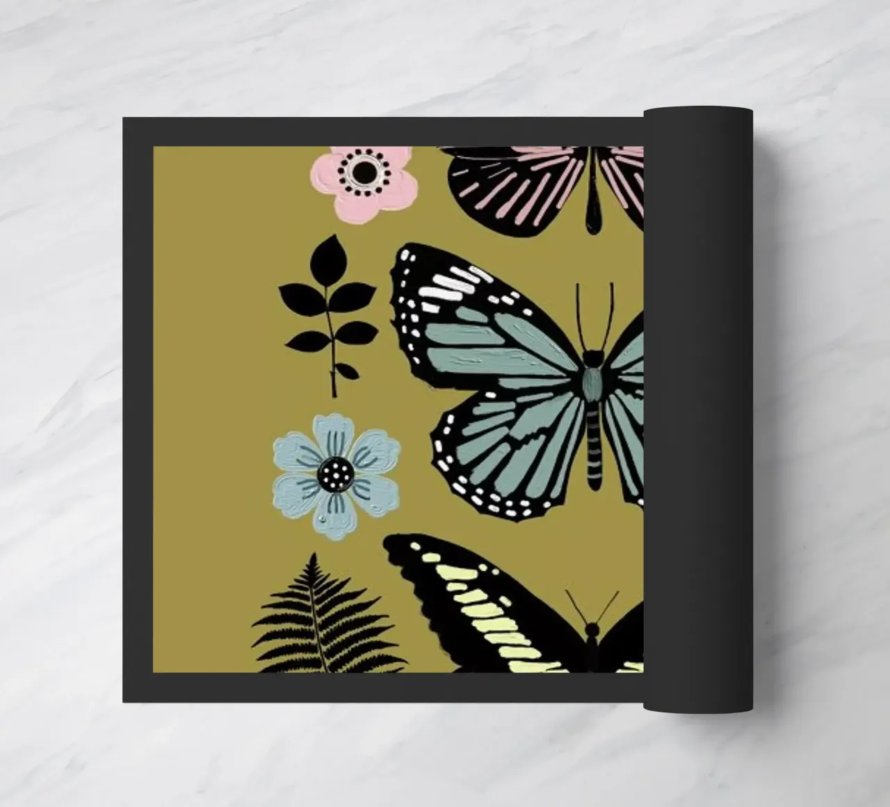 Butterflies Totem1 zerbino da cafelab