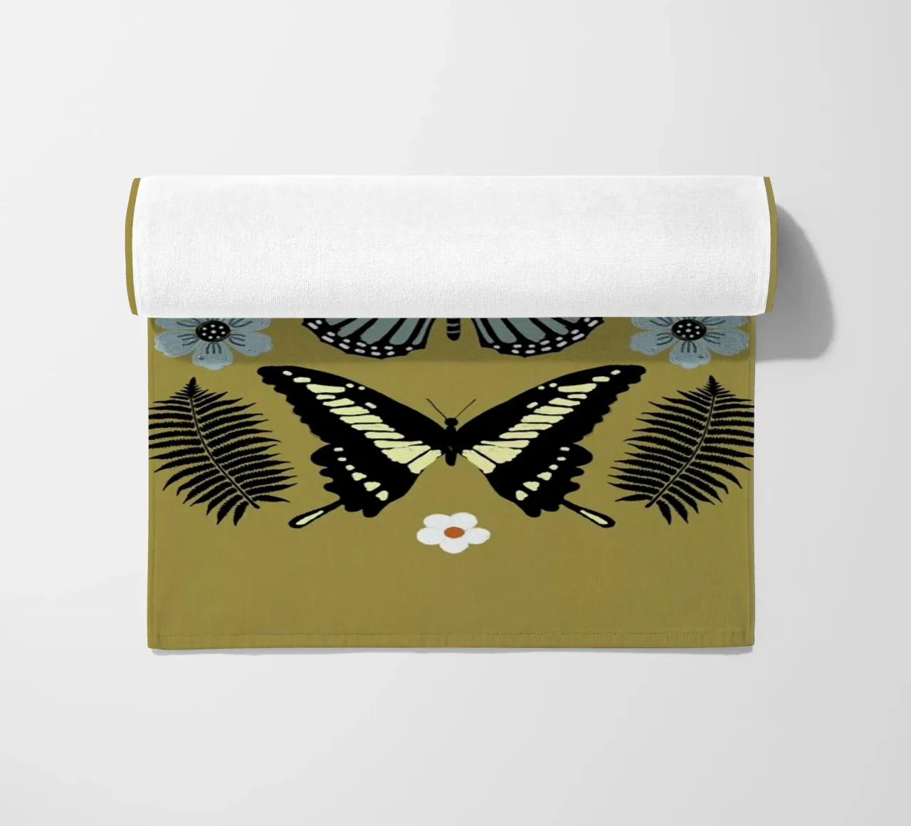 Butterflies Totem1 beach towel by cafelab