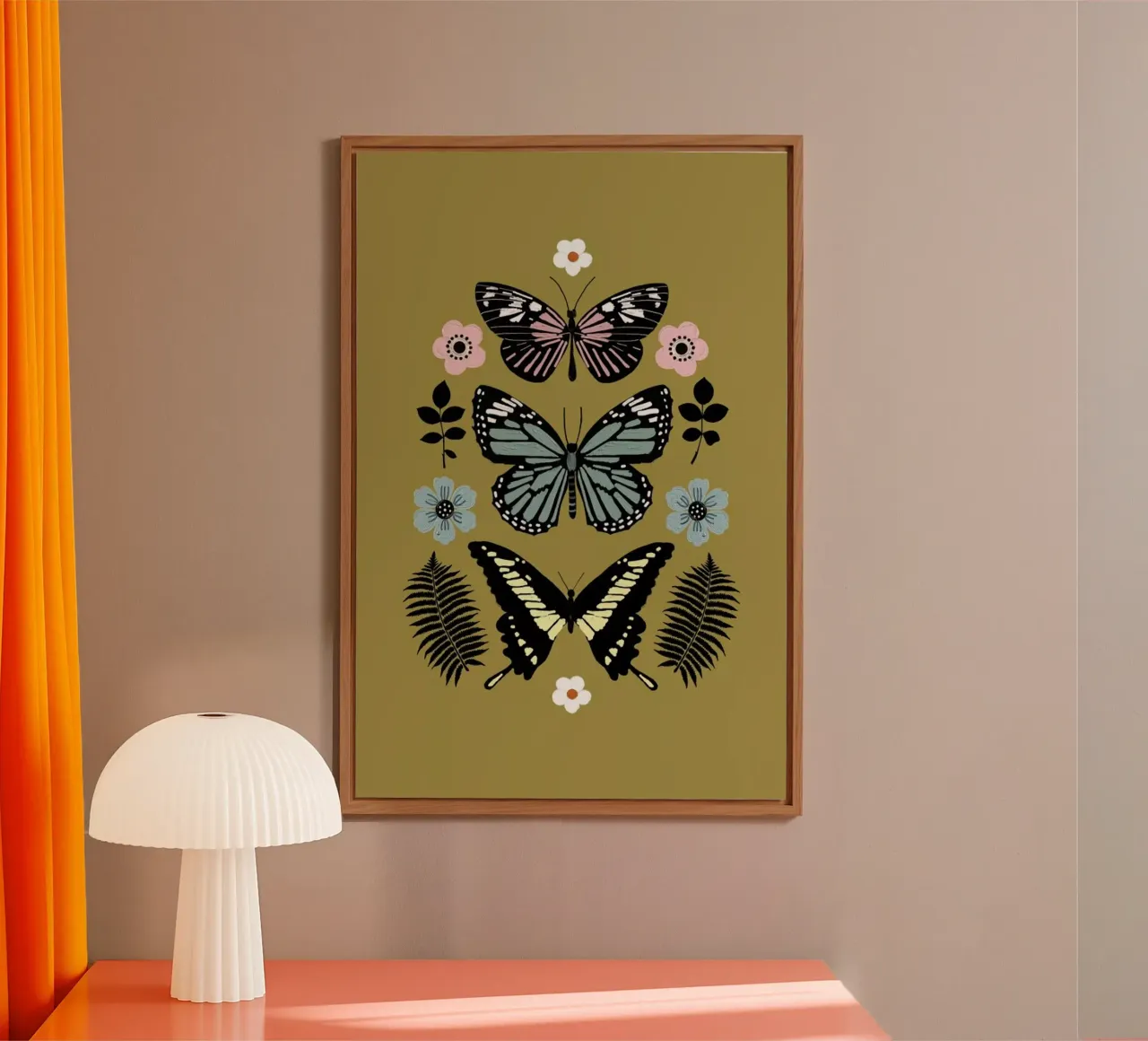 Butterflies Totem1 alu-dibond by cafelab