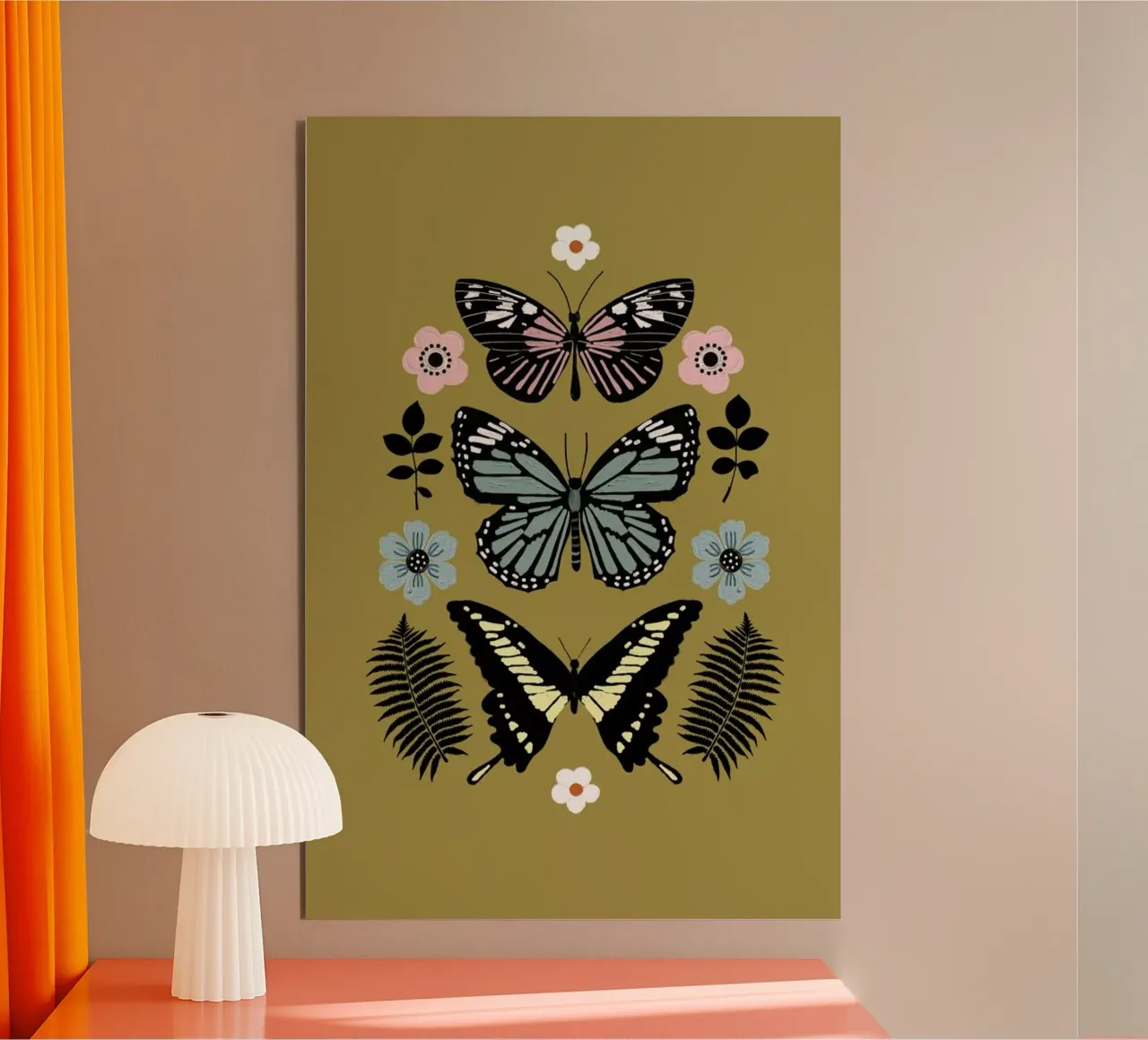 Butterflies Totem1 alu-dibond by cafelab
