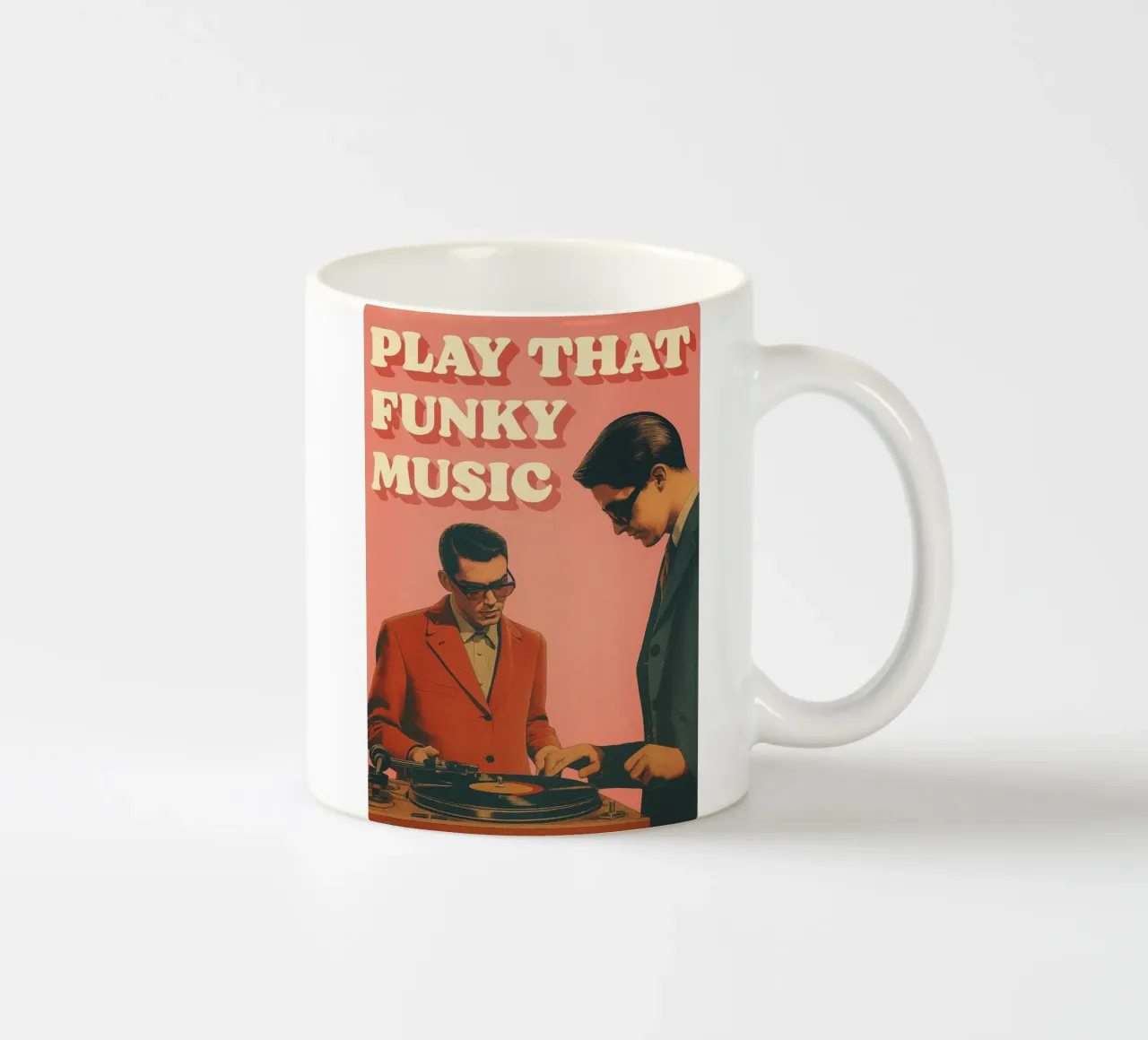 Jouez cette musique funky DJ mug en céramique de oneroad