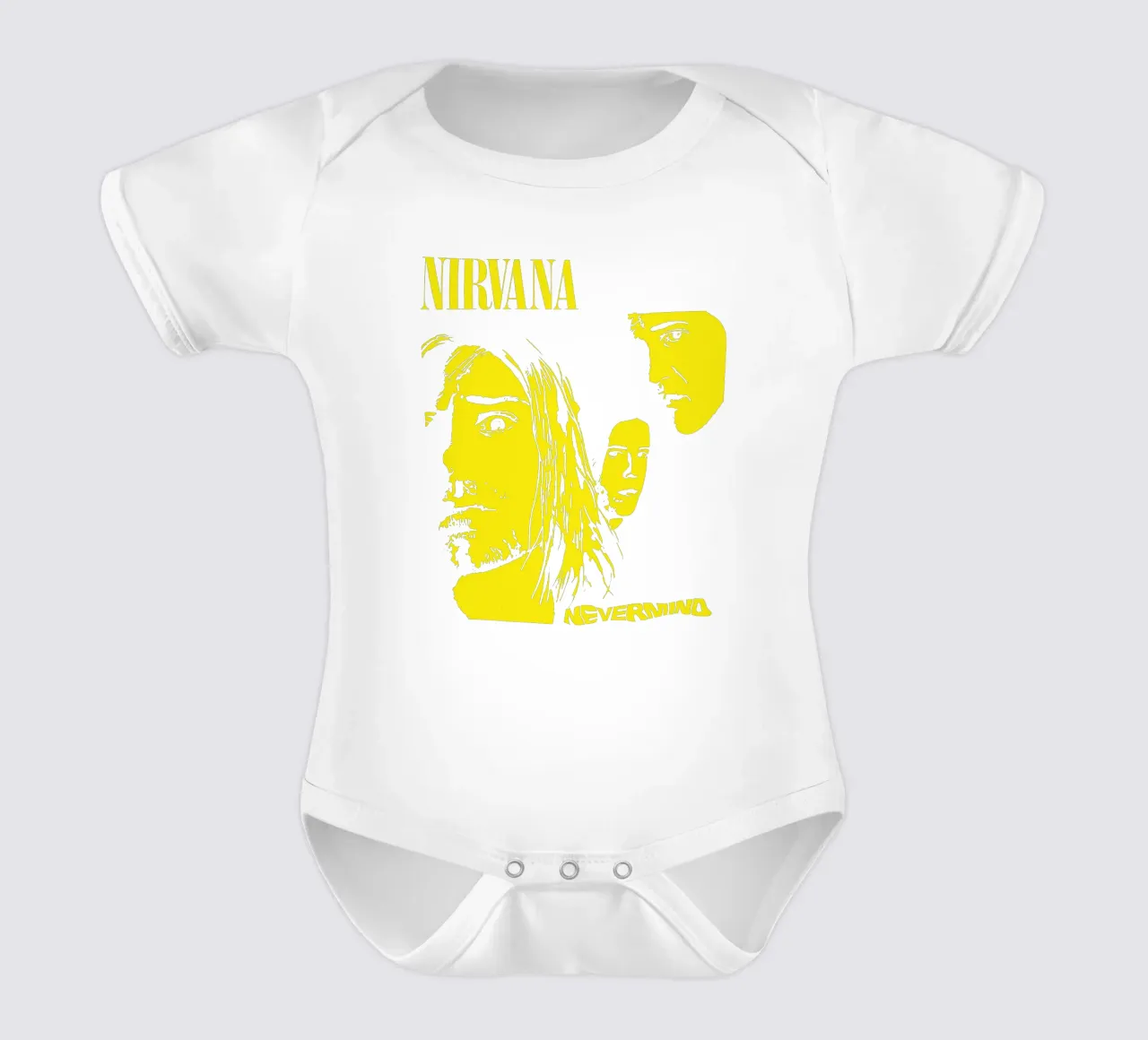Nirvana - Band babyrompertje korte mouwen van Tara Bergener