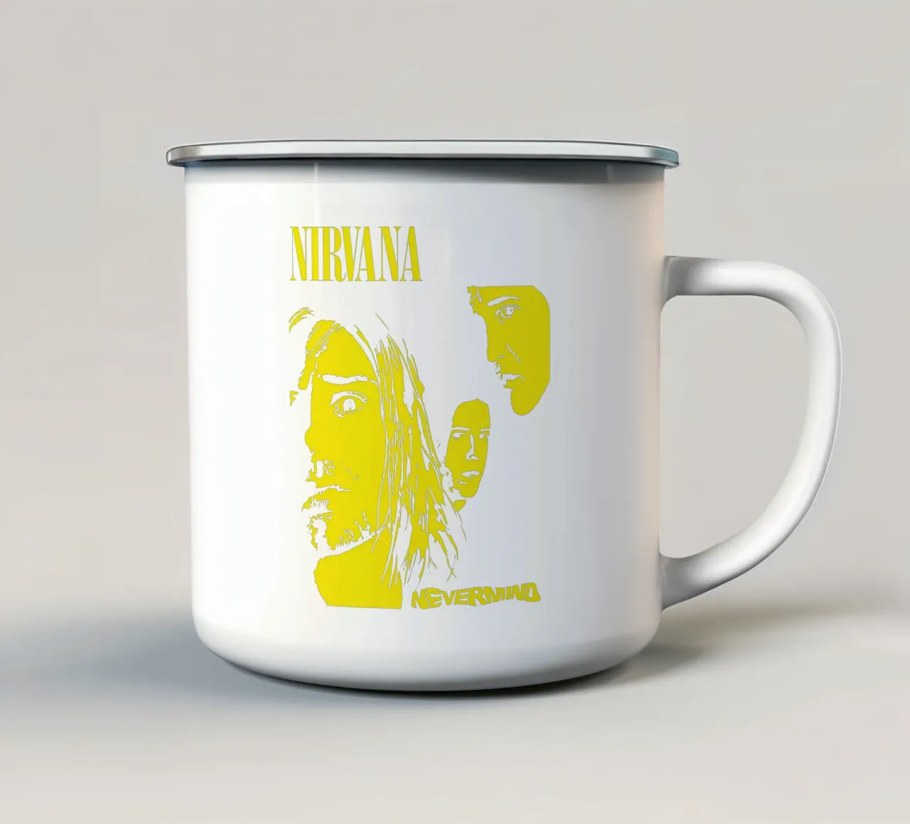 Nirvana - Band tazza in smalto da Tara Bergener