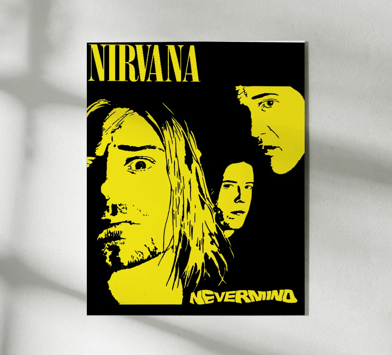 Nirvana - Band plexiglass da Tara Bergener