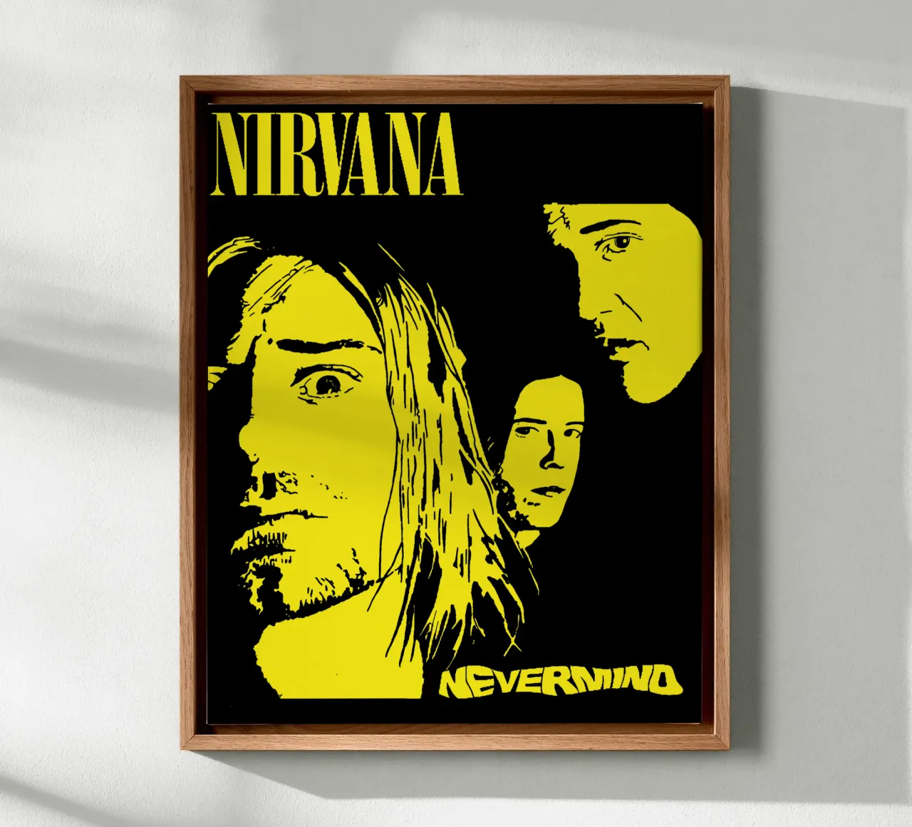 Nirvana - Band tela con Cornice a cassetta da Tara Bergener