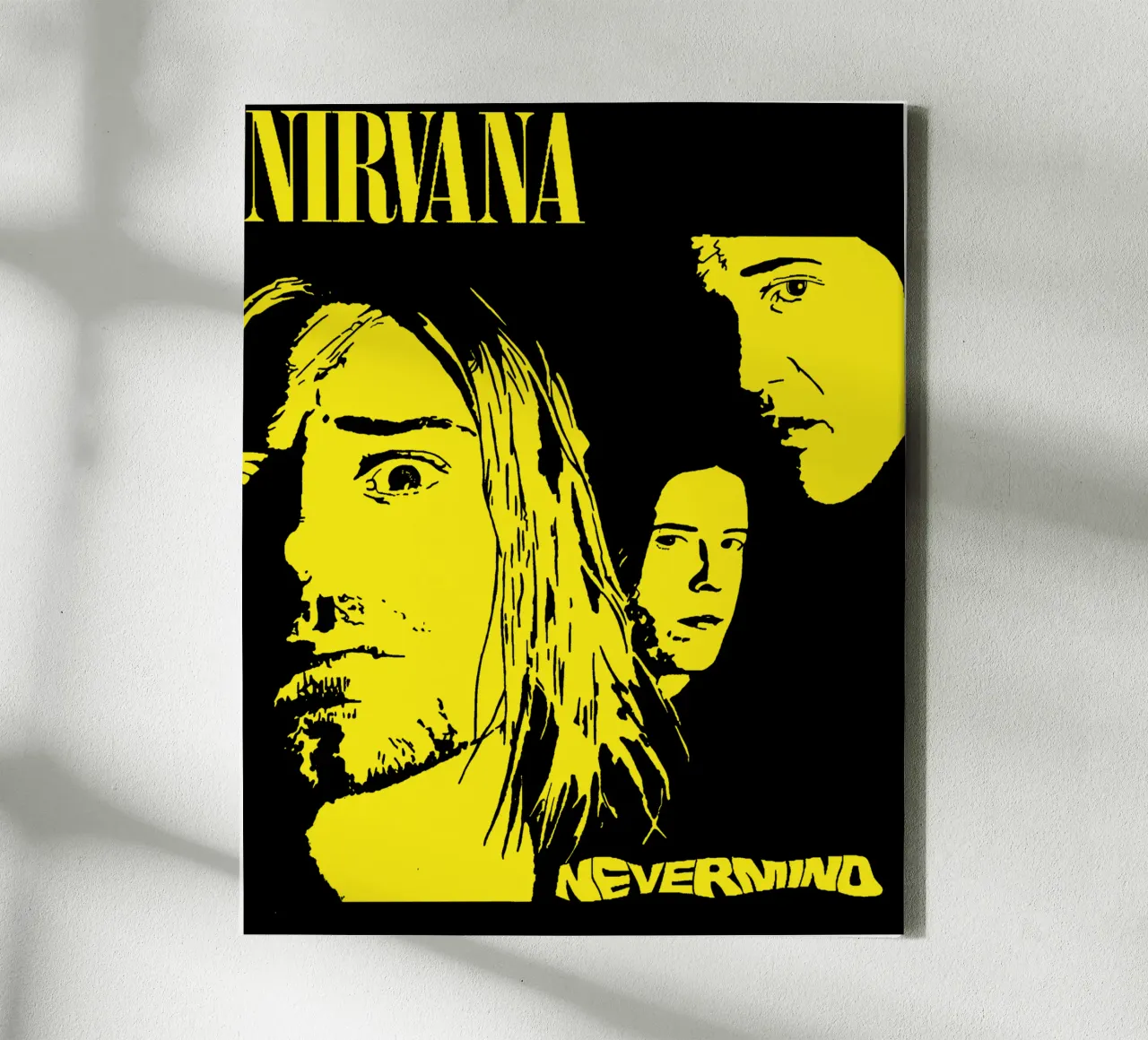 Nirvana - Band tela con Cornice a cassetta da Tara Bergener