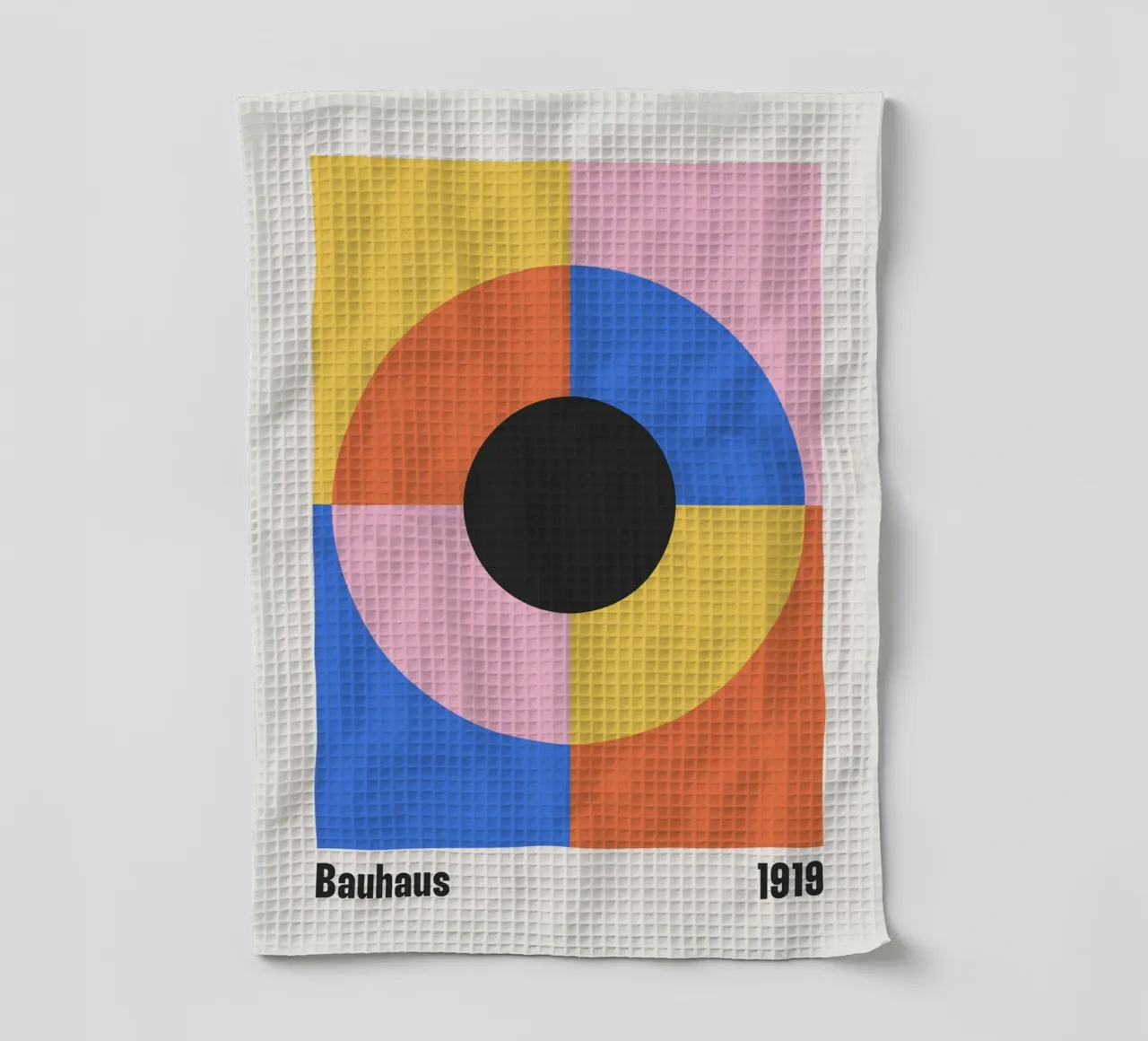 Exposition Bauhaus Circles Style 4 torchon de Paigaam Studio