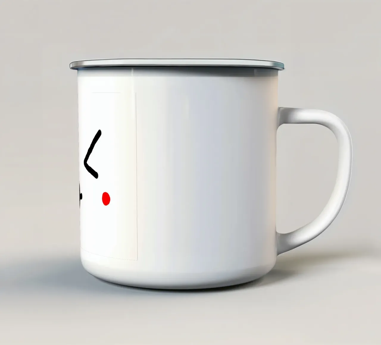 kawaii emoji faccia carina tazza in smalto da Robert W Wakefield