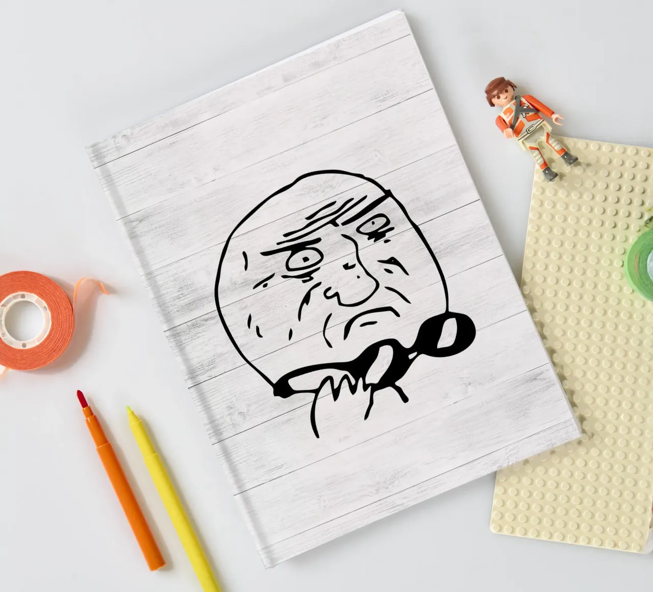 same face expression notebook by Robert W Wakefield