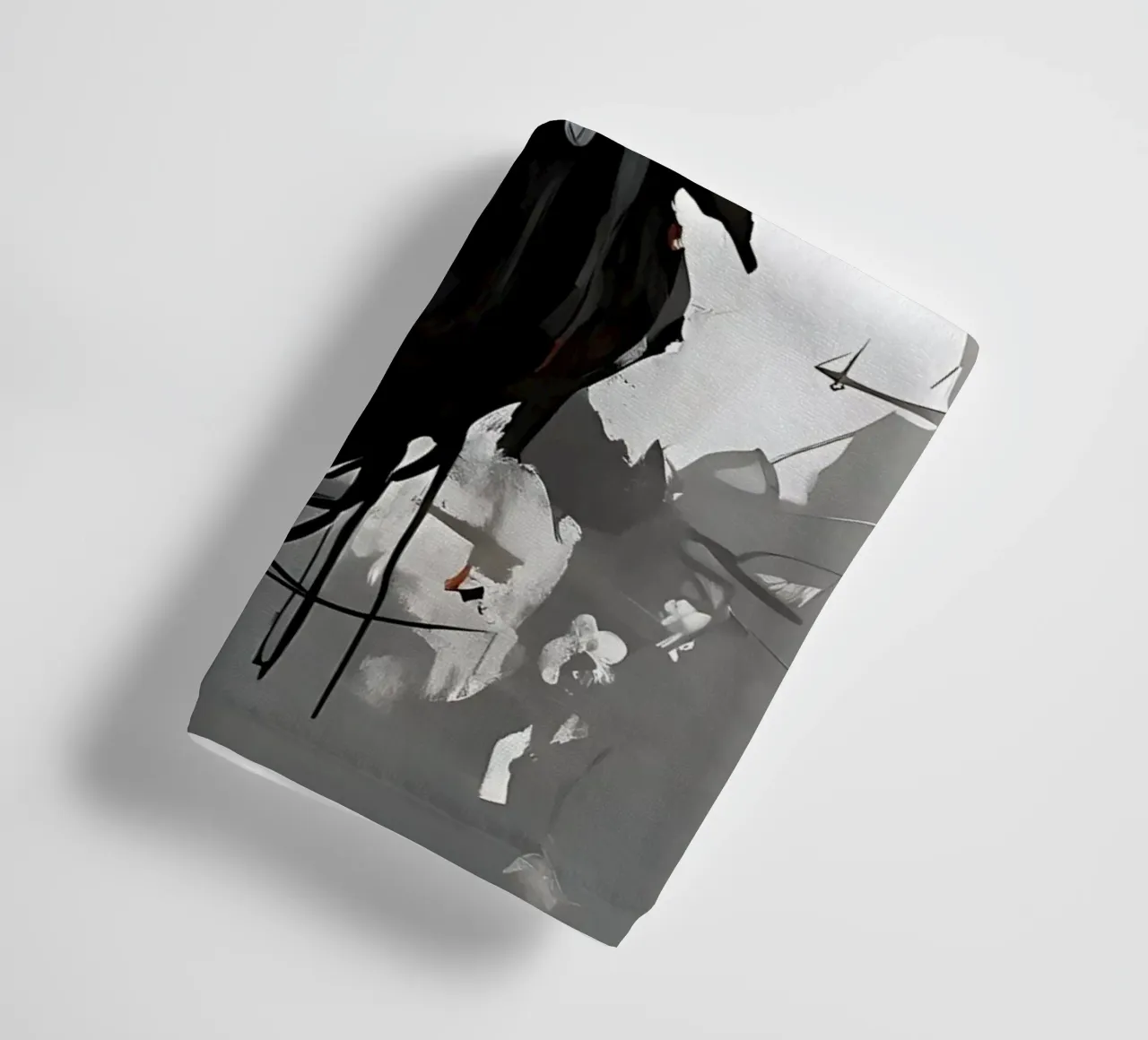 Crow_Style_I_1 towel by Tierisch bunt by LK