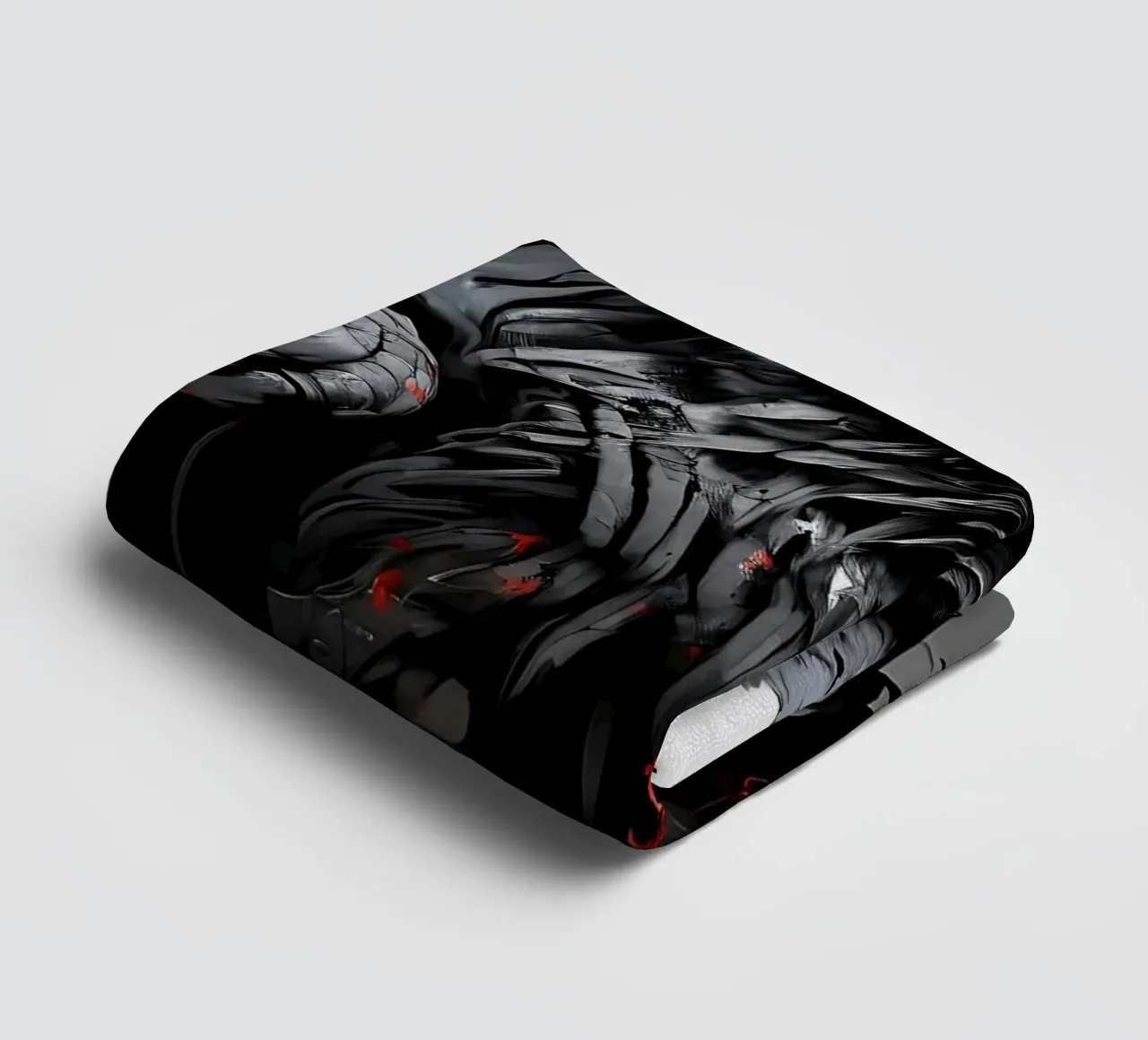 Crow_Style_I_1 towel by Tierisch bunt by LK