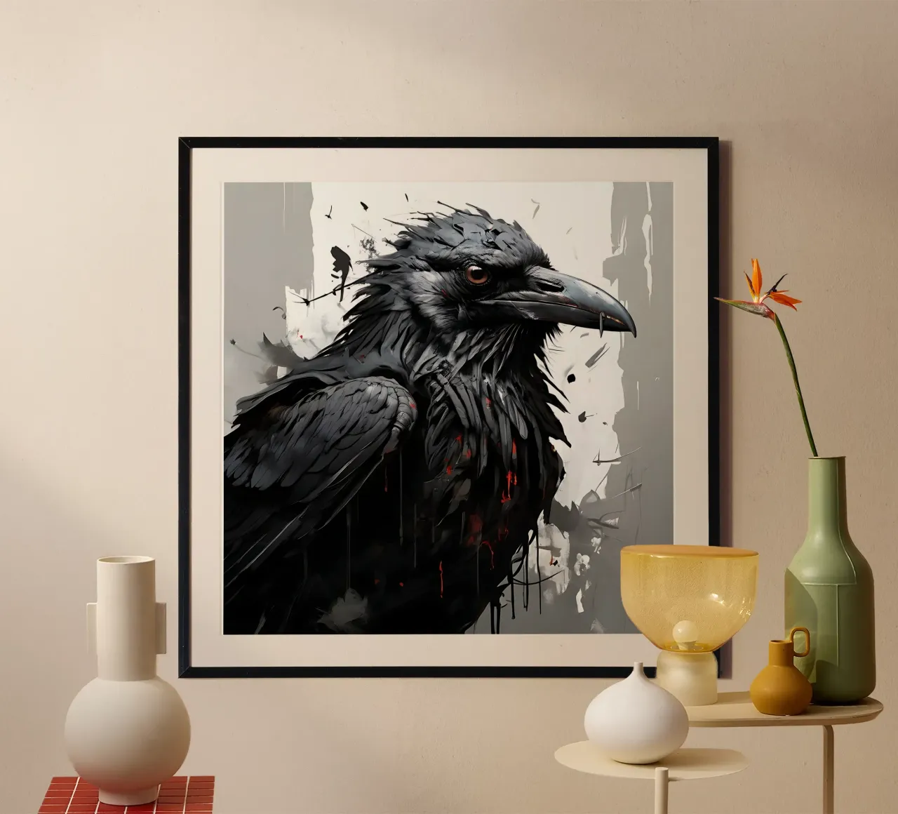 Corbeau_style_I_1 poster de Tierisch bunt by LK