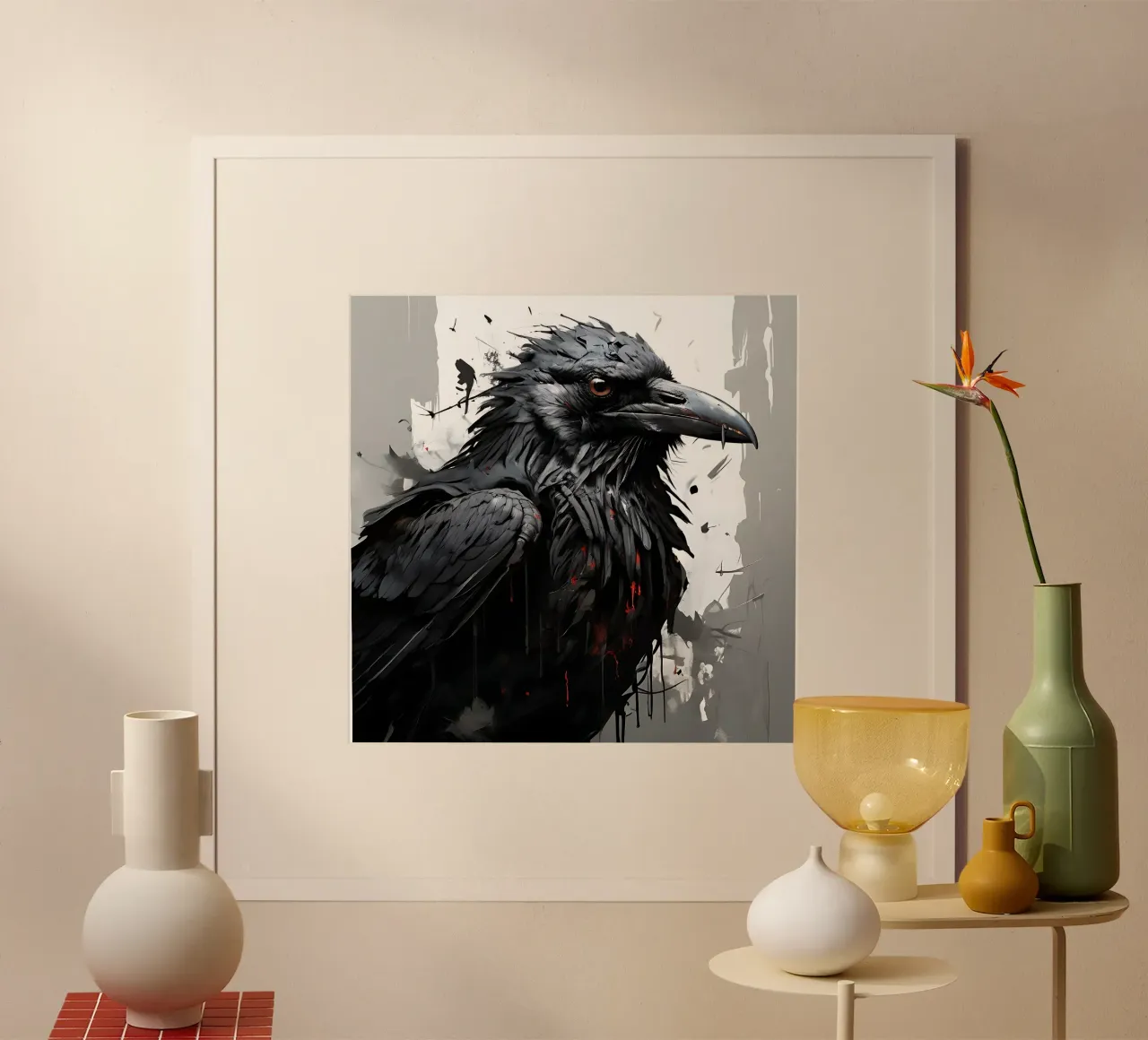Corbeau_style_I_1 poster de Tierisch bunt by LK