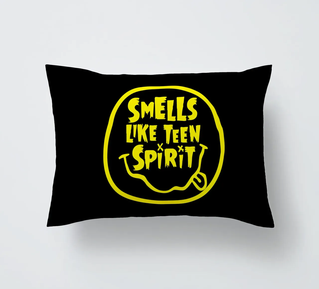 Nirvana - Yellow Emote decorative cushion by Tara Bergener