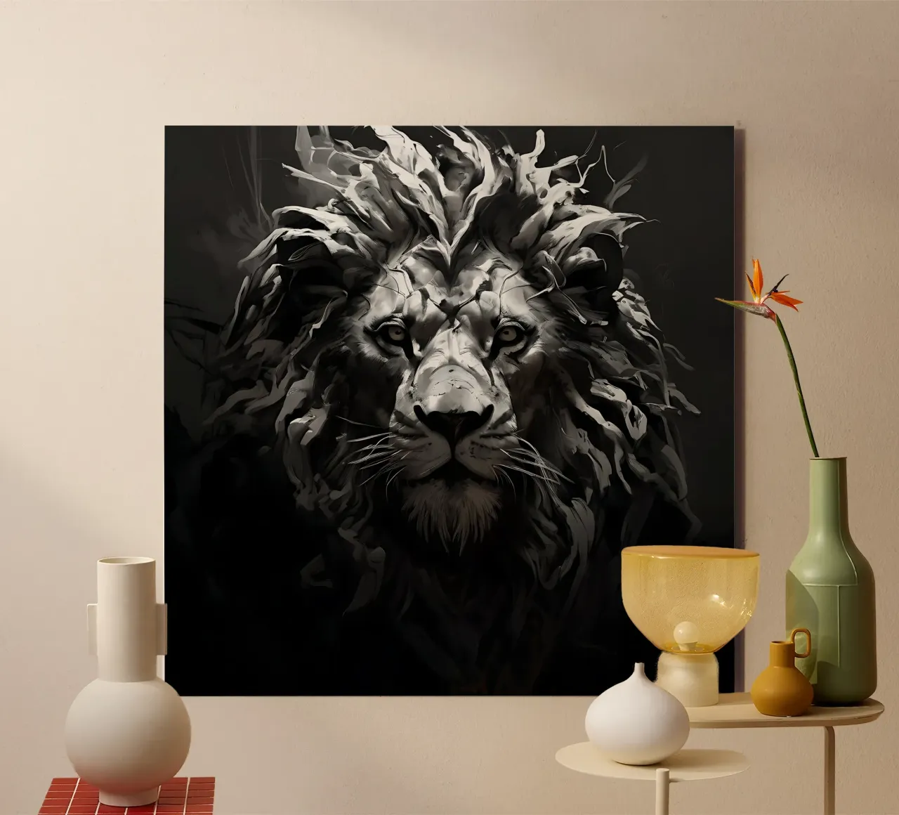 Leo_style_I_1 alluminio dibond da Tierisch bunt by LK