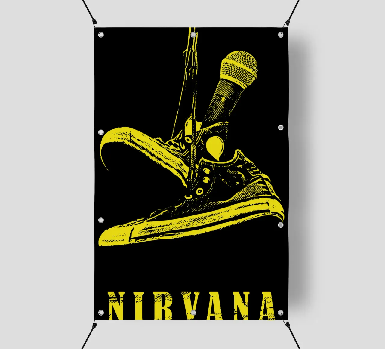 Nirvana - Alternative Indie telo in pvc da Tara Bergener