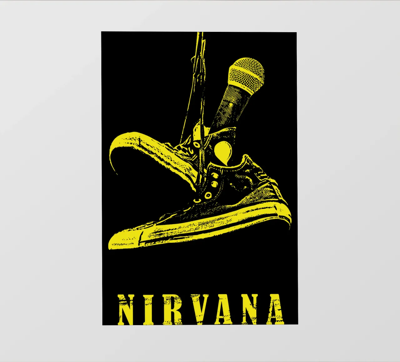 Nirvana - Alternative Indie telo in pvc da Tara Bergener