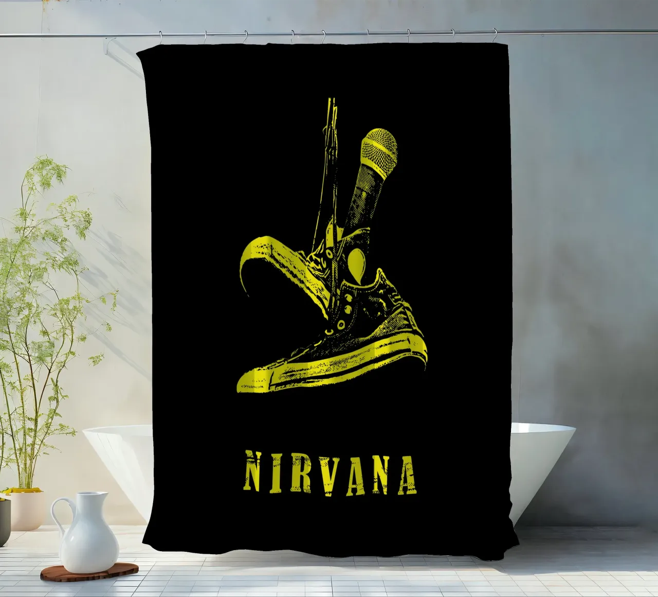 Nirvana - Alternative Indie tenda da doccia da Tara Bergener