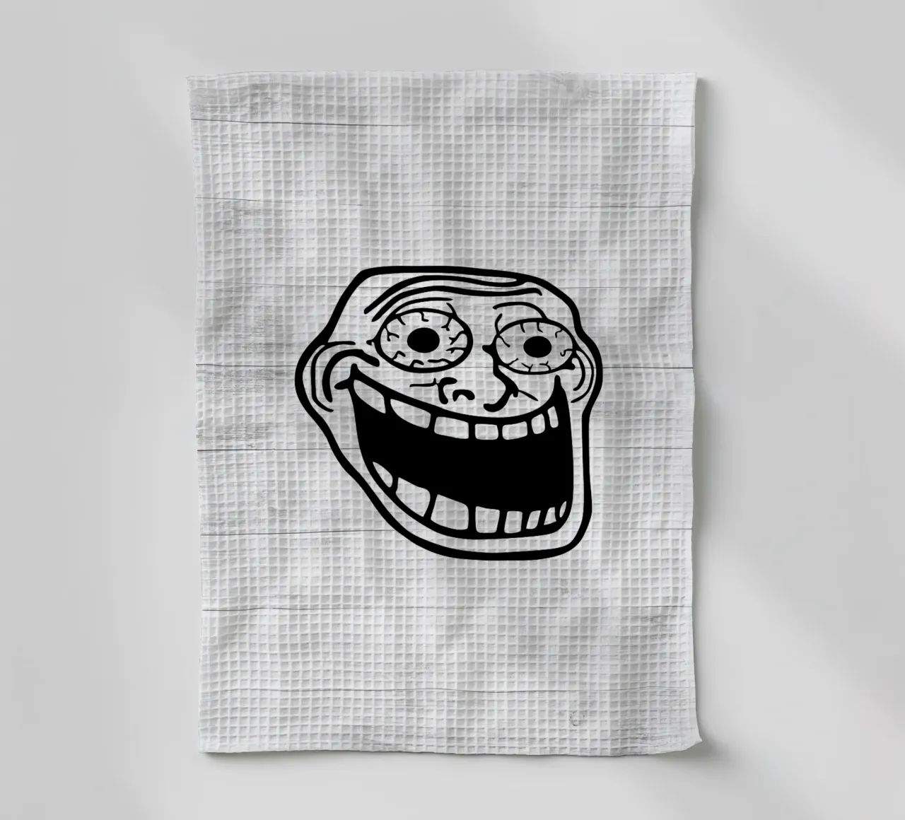 meme face smile canovaccio da cucina da Robert W Wakefield