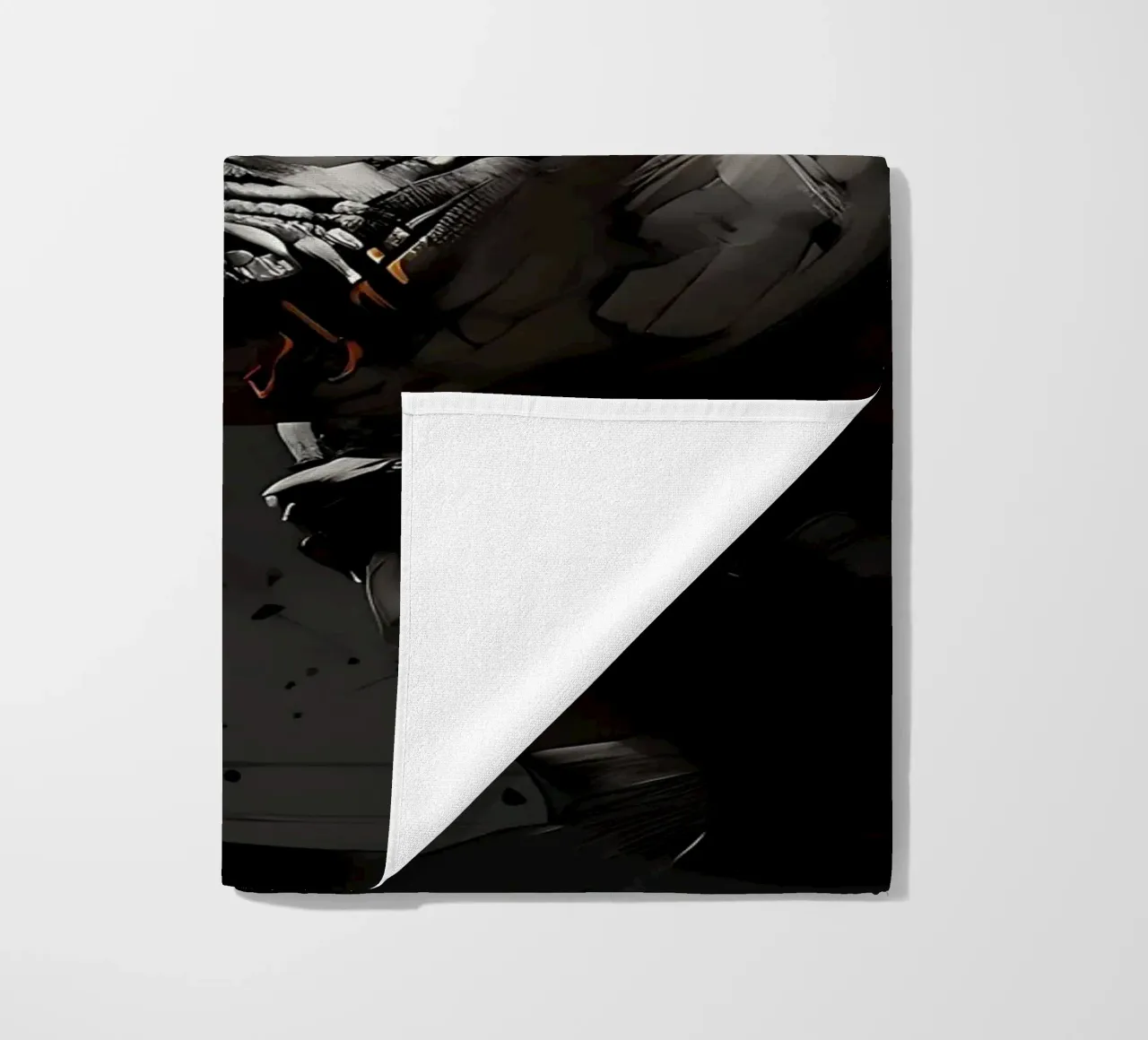 Nashorn_Stil_I_1 beach towel by Tierisch bunt by LK