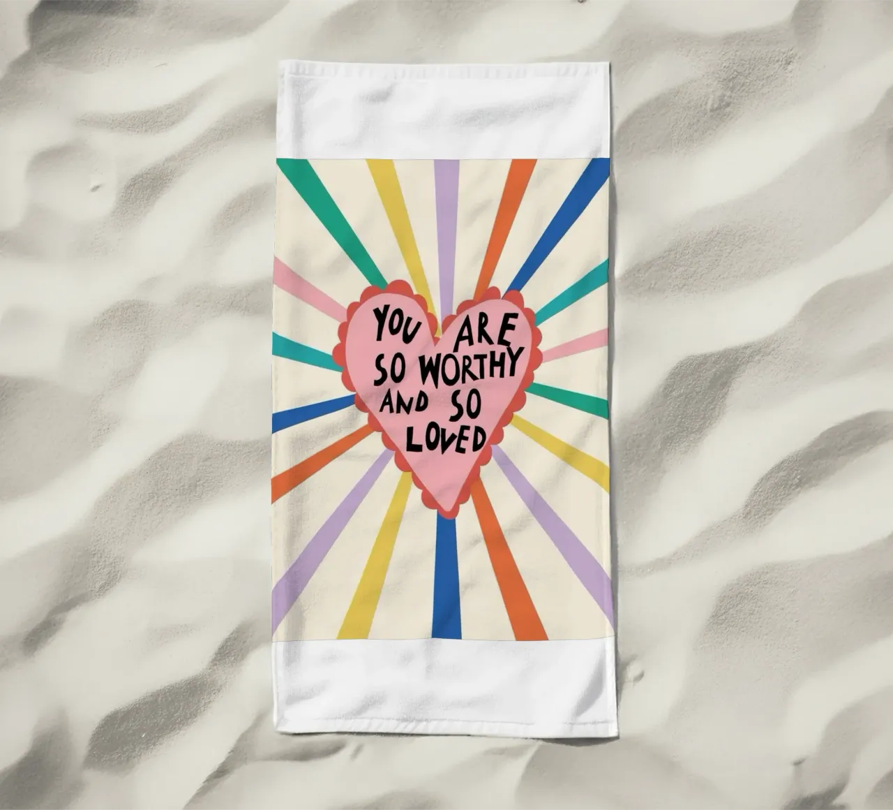 sei così degno telo mare da art quots shop
